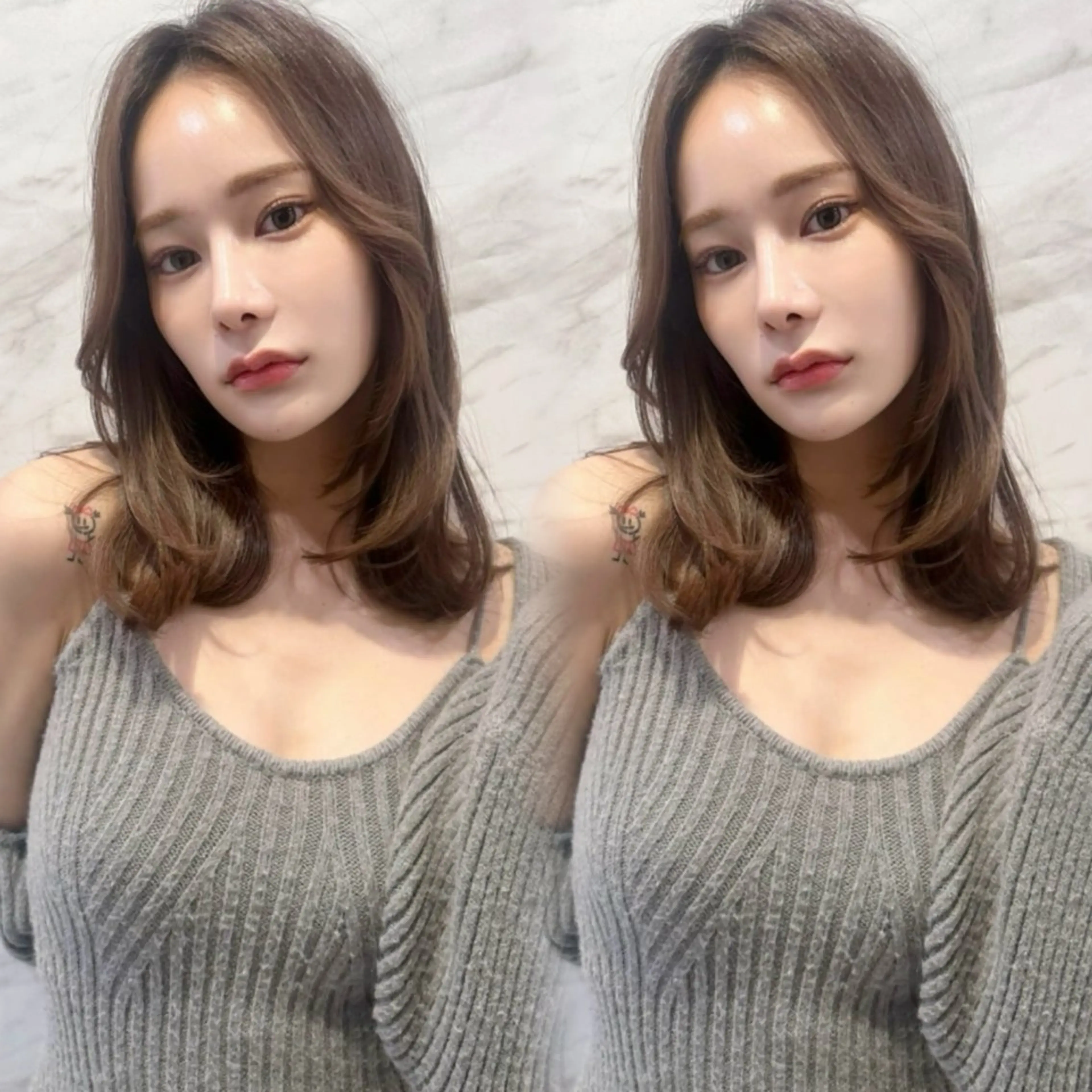 セミロング カラー 💫銀座/レイヤーカ ット髪質改善/RYUのヘアスタイル