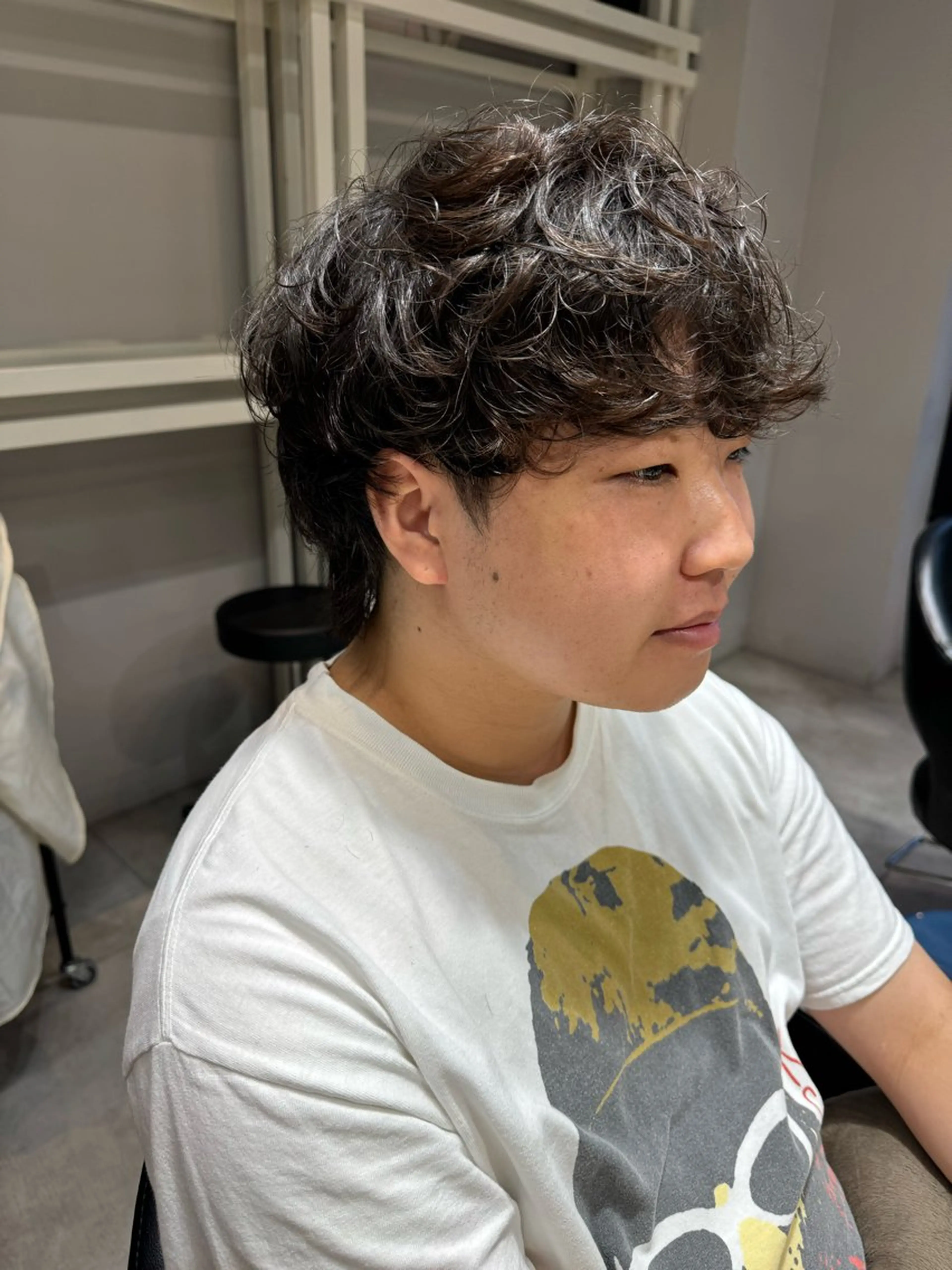 ミディアム パーマ メンズ ミディアムパーマ メンズパーマ カット パーマ トリートメント Dxxxx III所属・女性目線の大人 メンズ*Ayakaのヘアスタイル