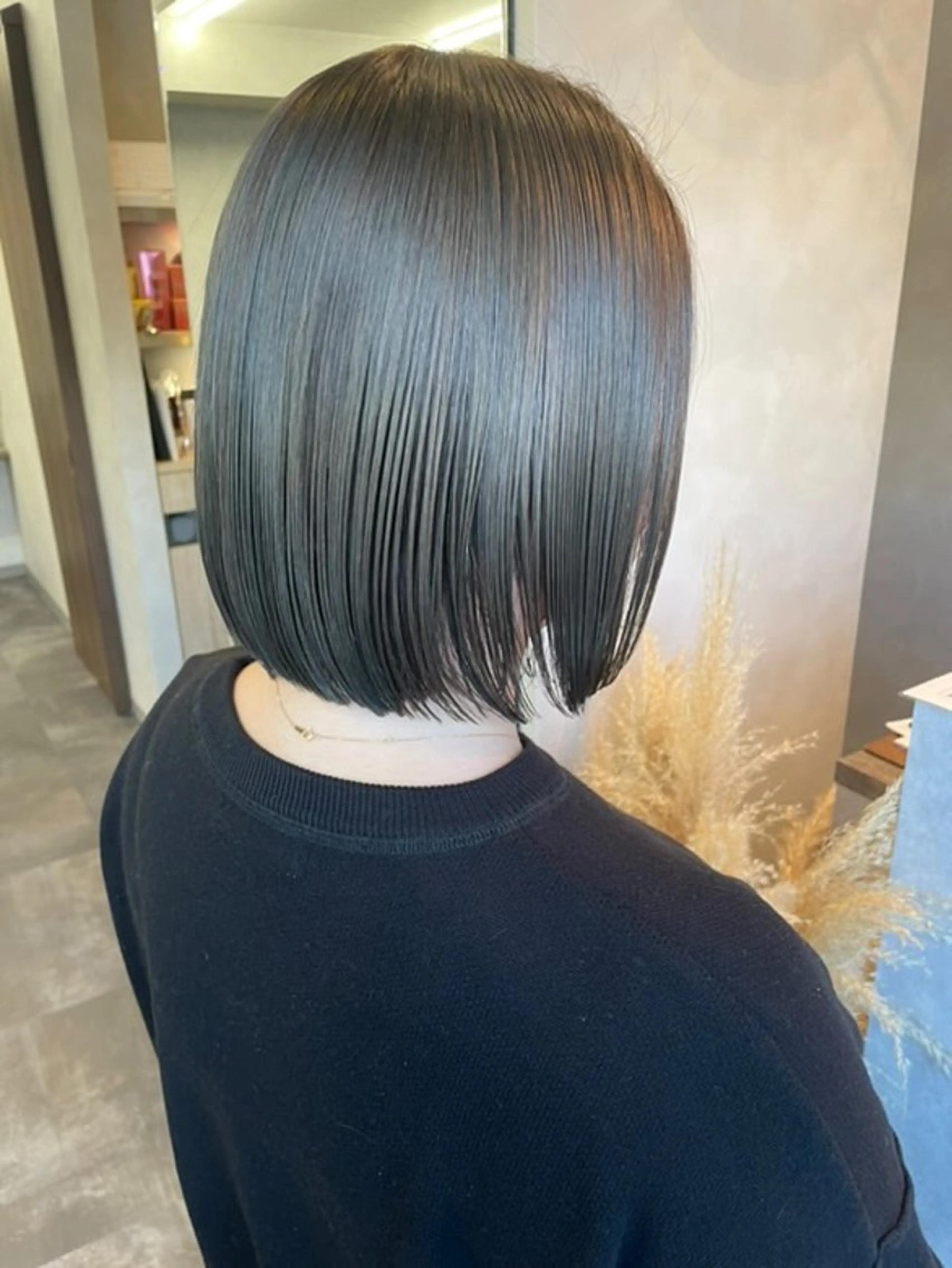 ミディアム カット トリートメント 【髪質改善】 【酸性ストレート】のヘアスタイル