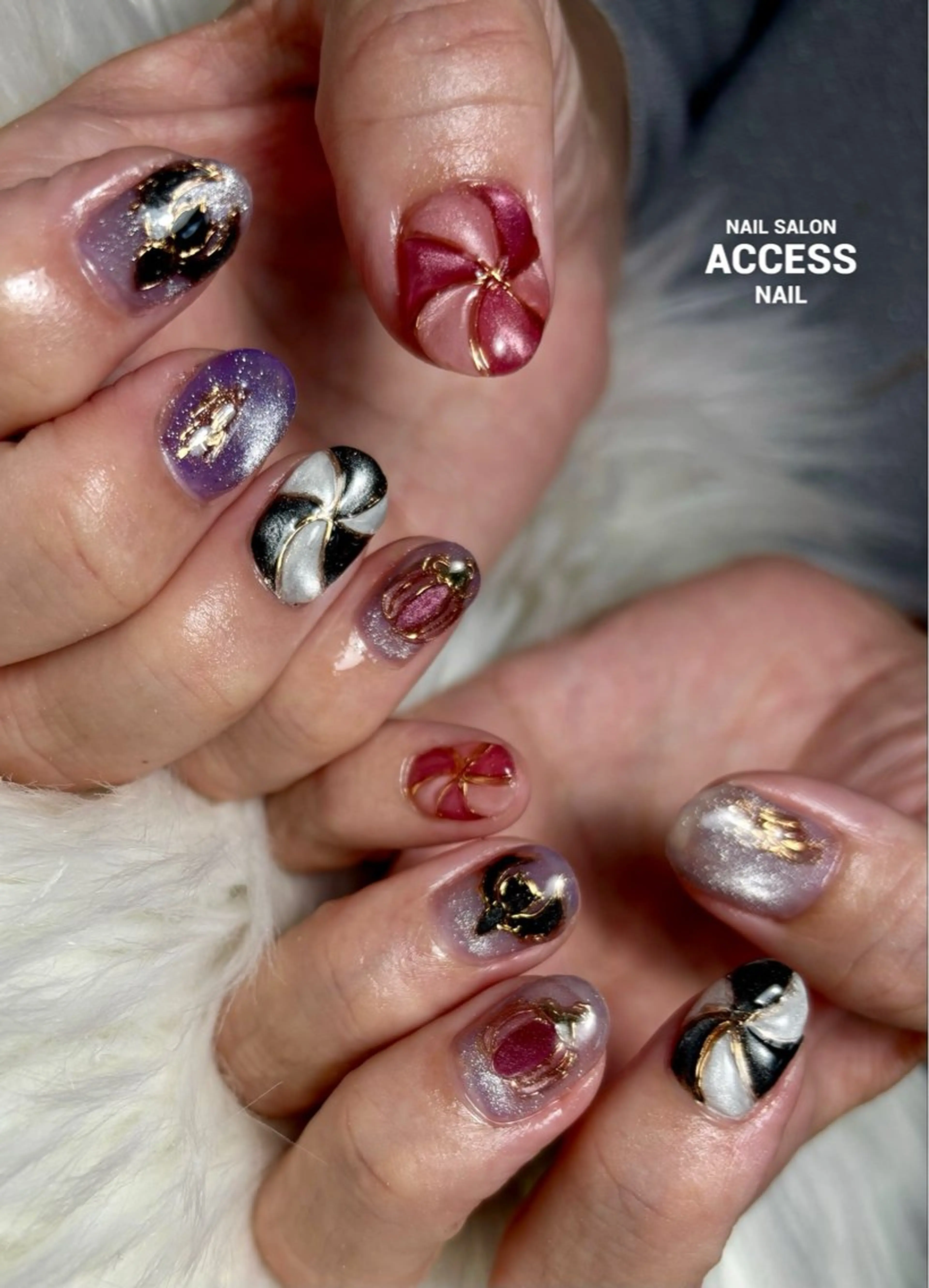 ネイル access nailのネイルデザイン