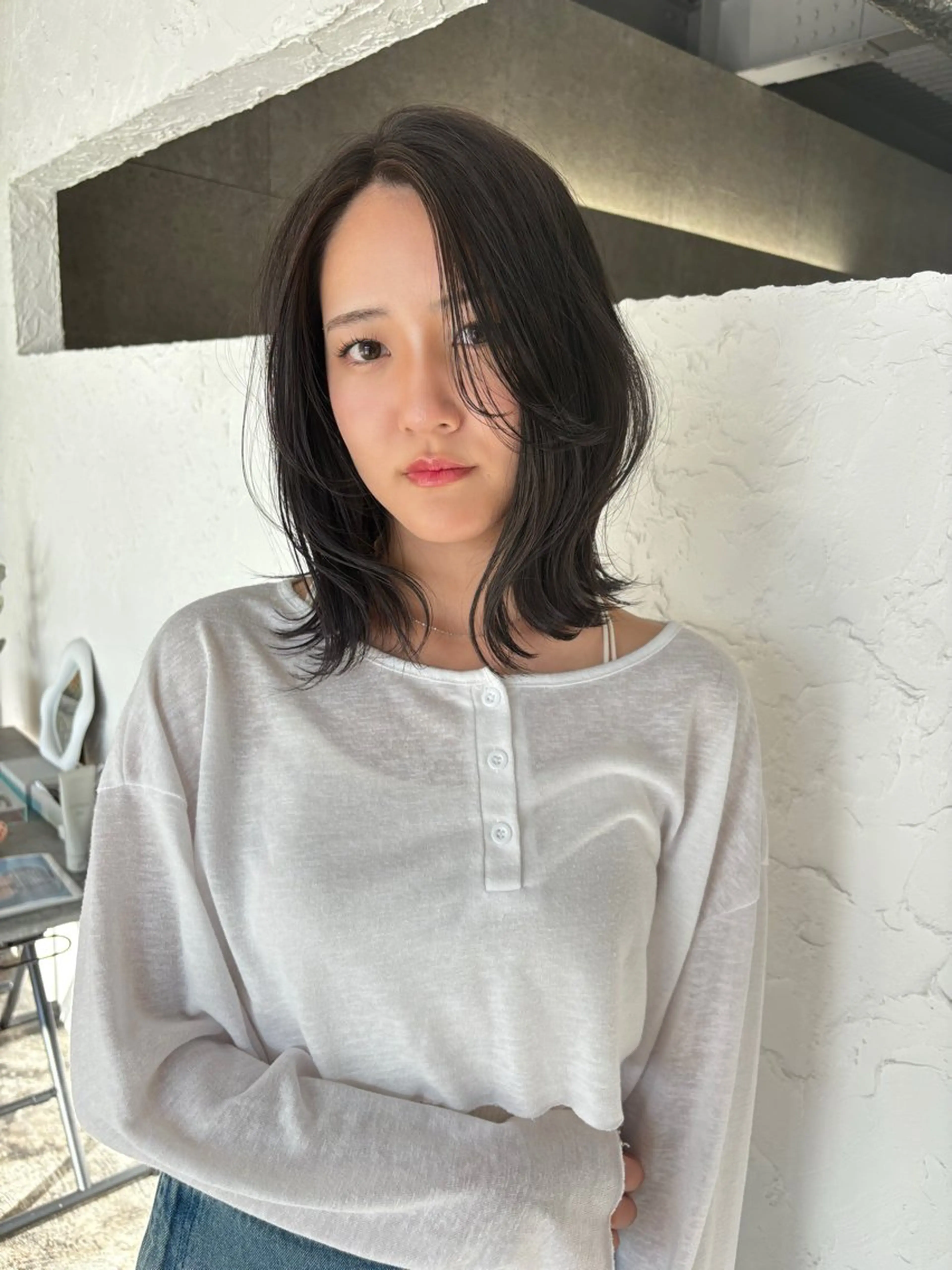 カラー ブリーチ ヘアカラー トリートメント KUBO HADUKIのヘアスタイル