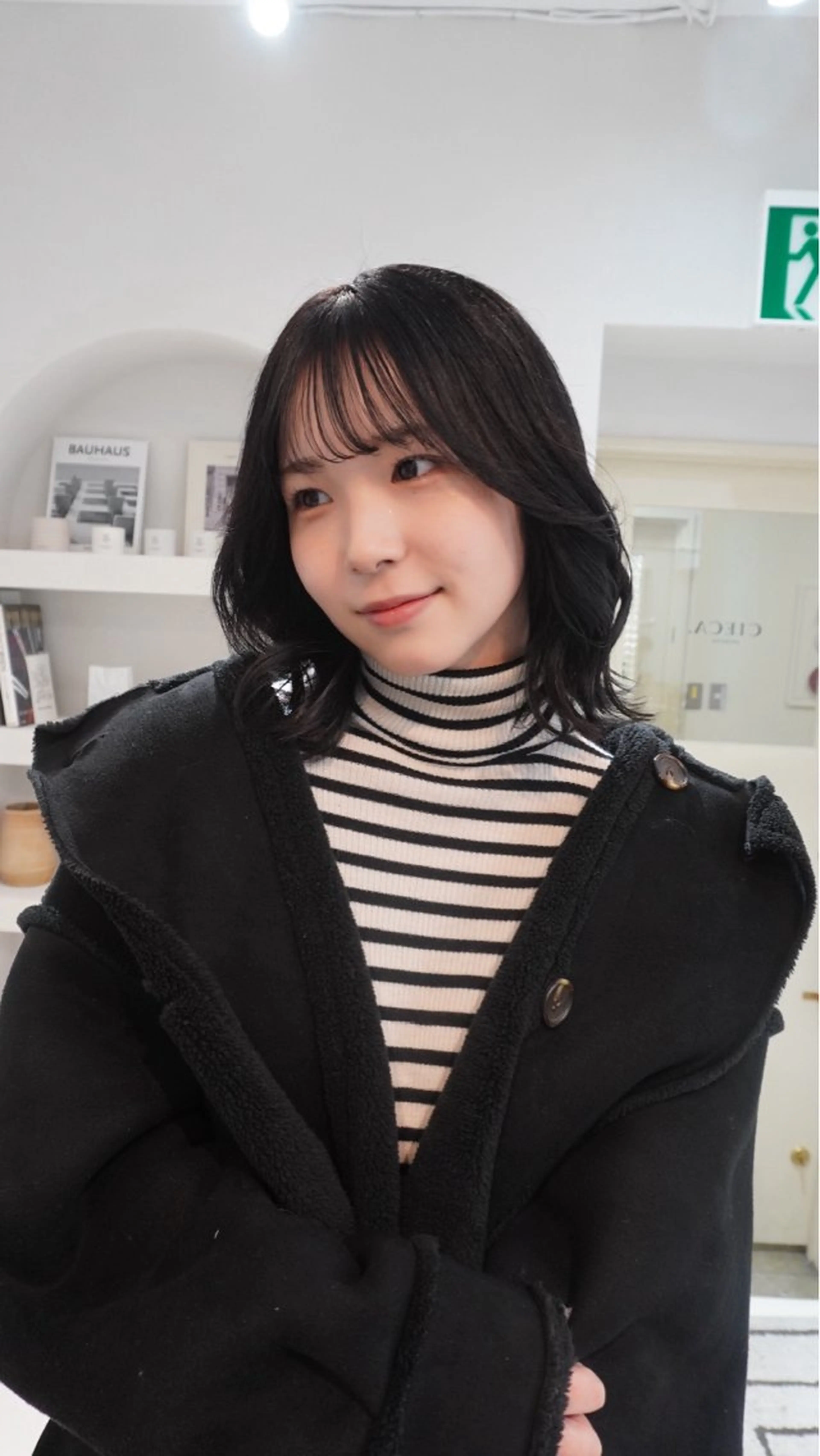 ミディアム カラー 透明感カラー グレージュ ヘアカラー トリートメント 大夢 /カットモデル募集のヘアスタイル