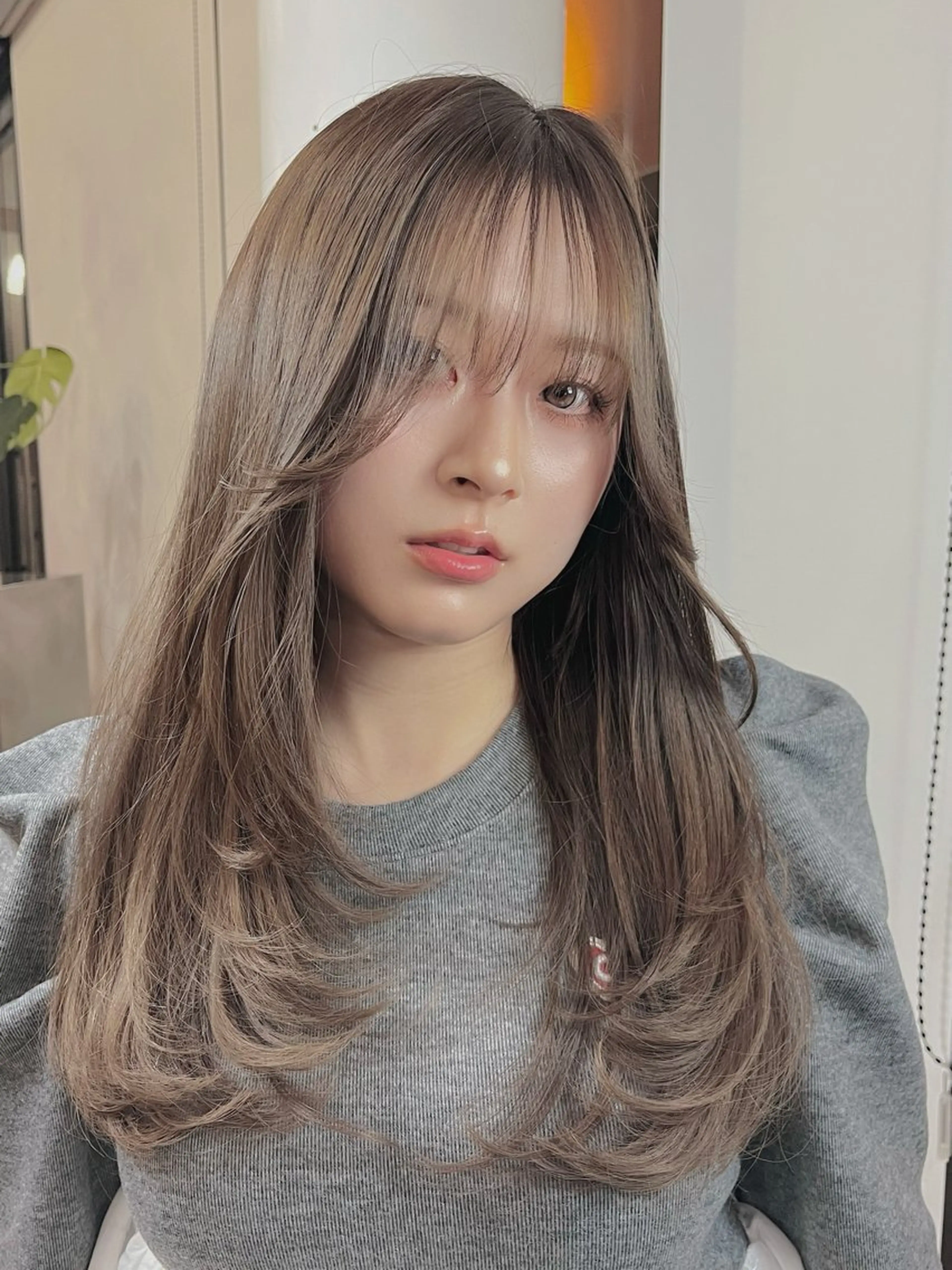 ロング カラー 恒松 雄基のヘアスタイル