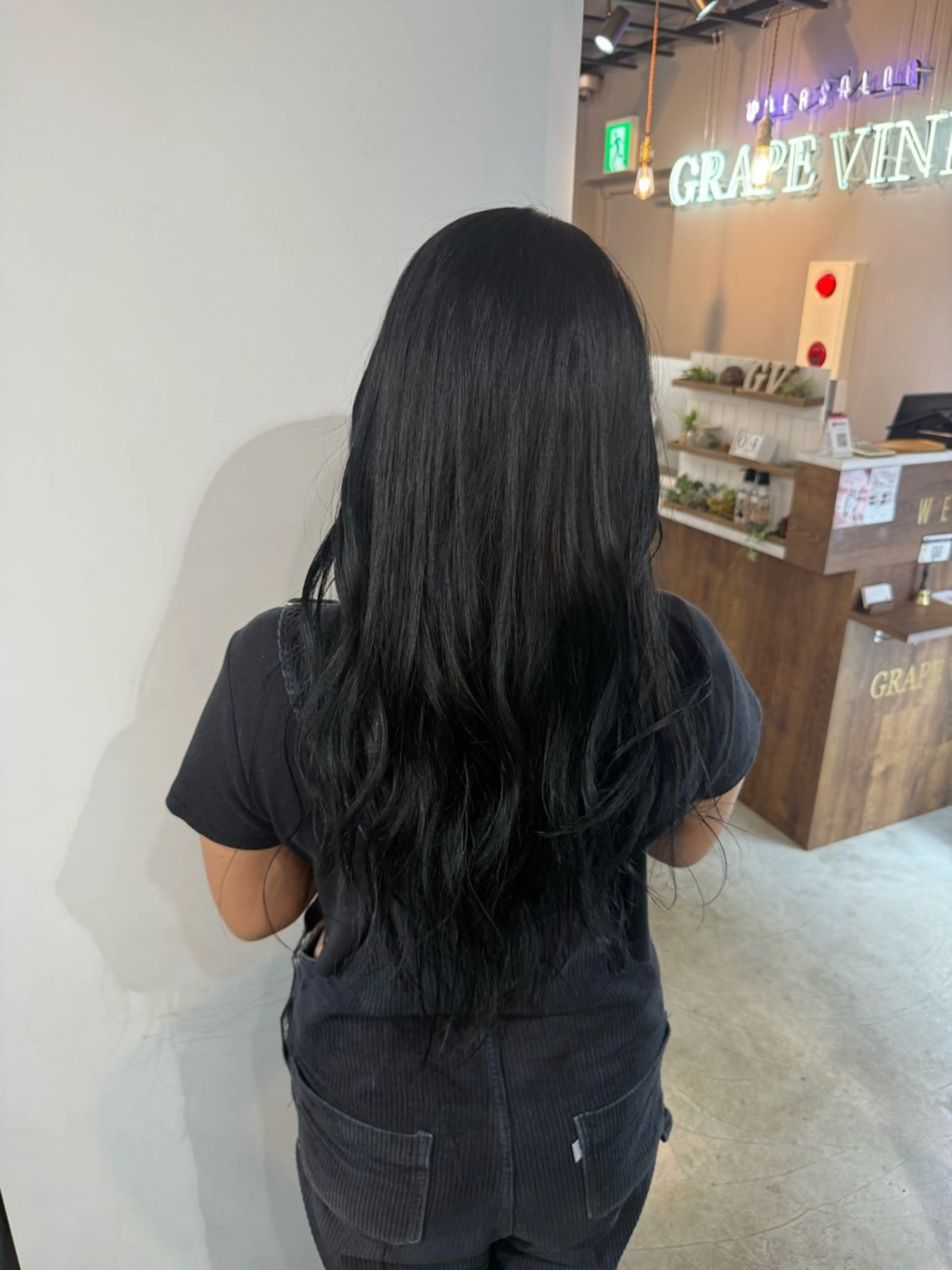 ロング カラー 篠田 舞のヘアスタイル