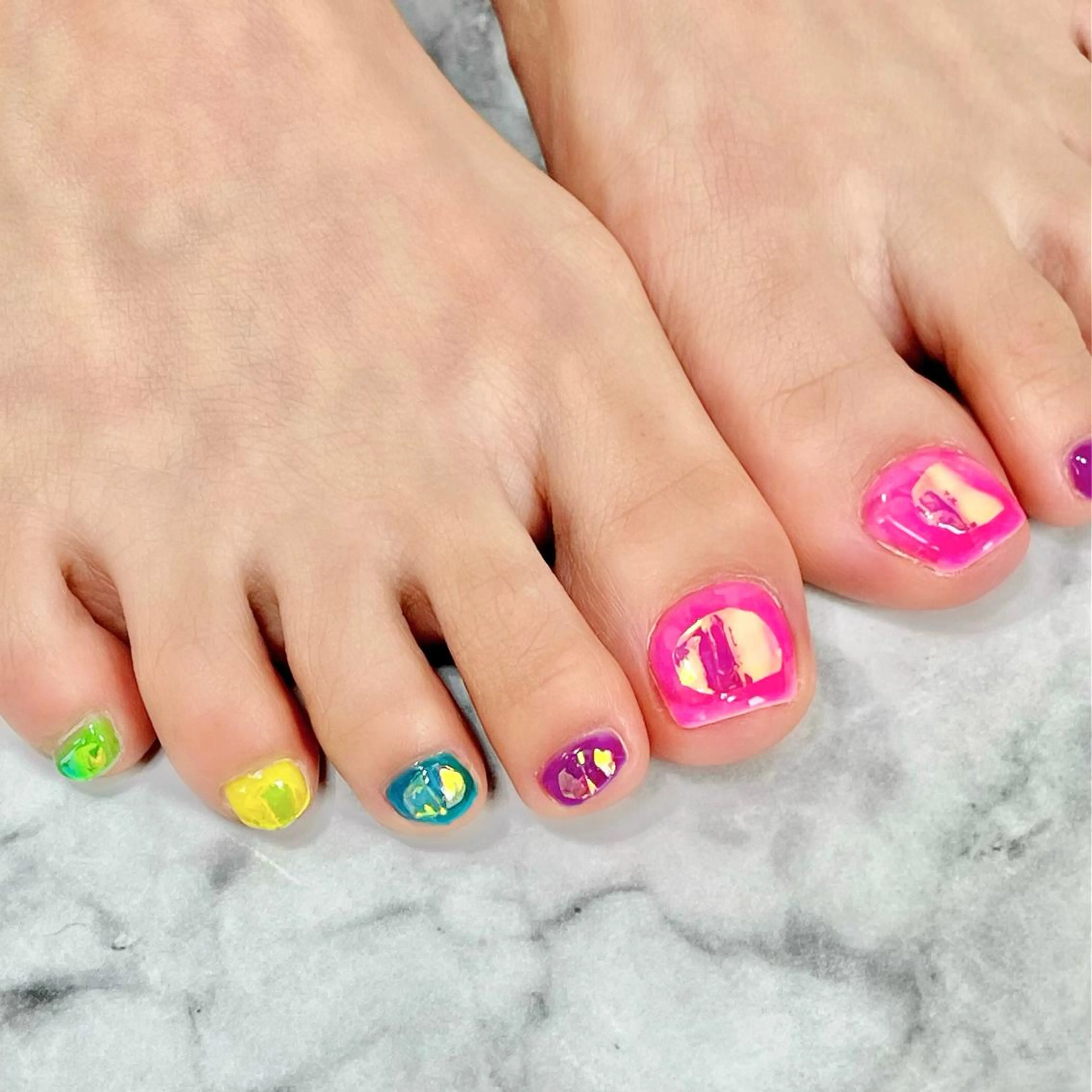 ネイル フットネイル ホームネイルサロン Shellのネイルデザイン