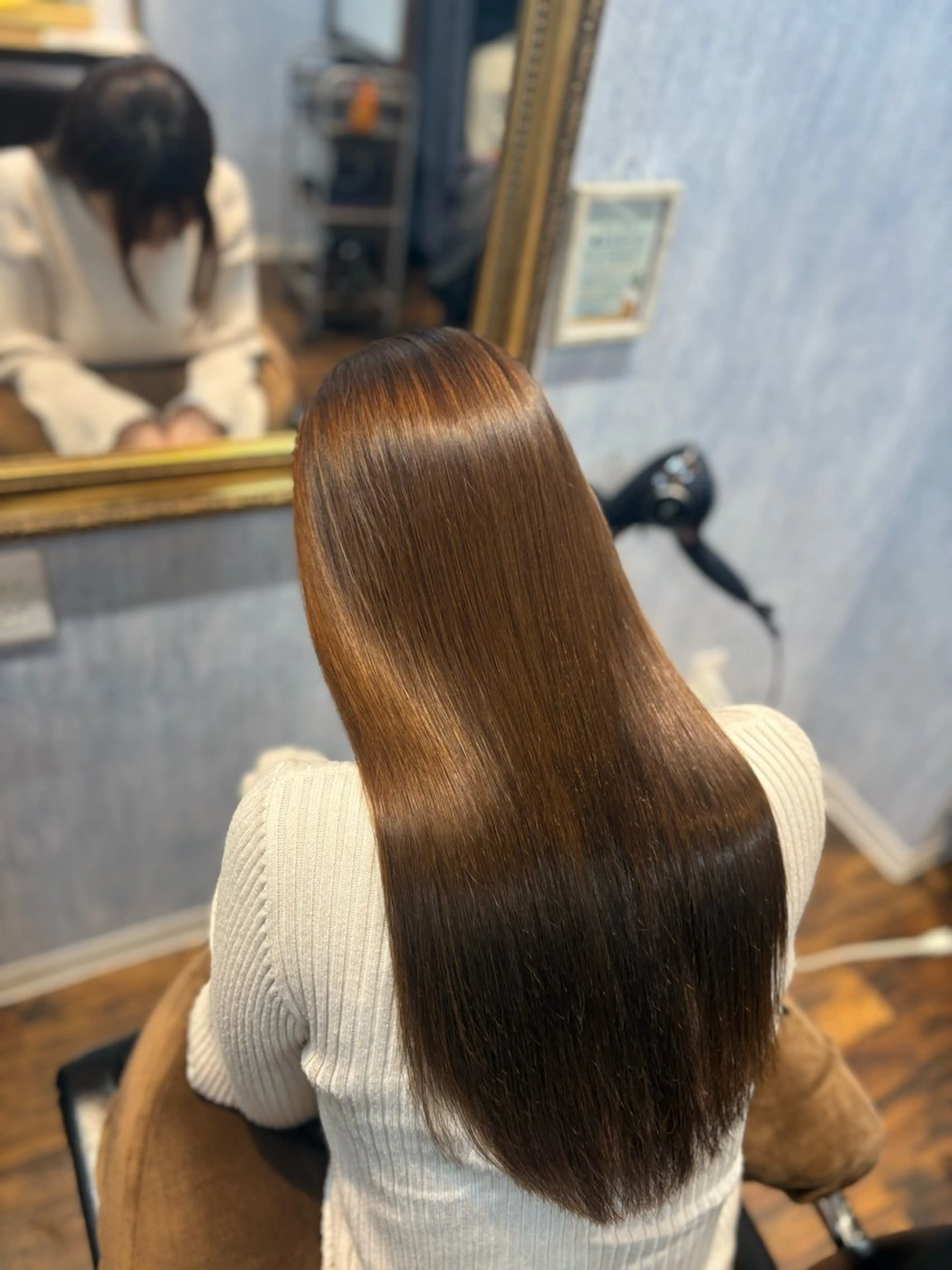 ロング カット ヘアカラー トリートメント ✨髪質改善特化✨ Romyリョージ✨のヘアスタイル