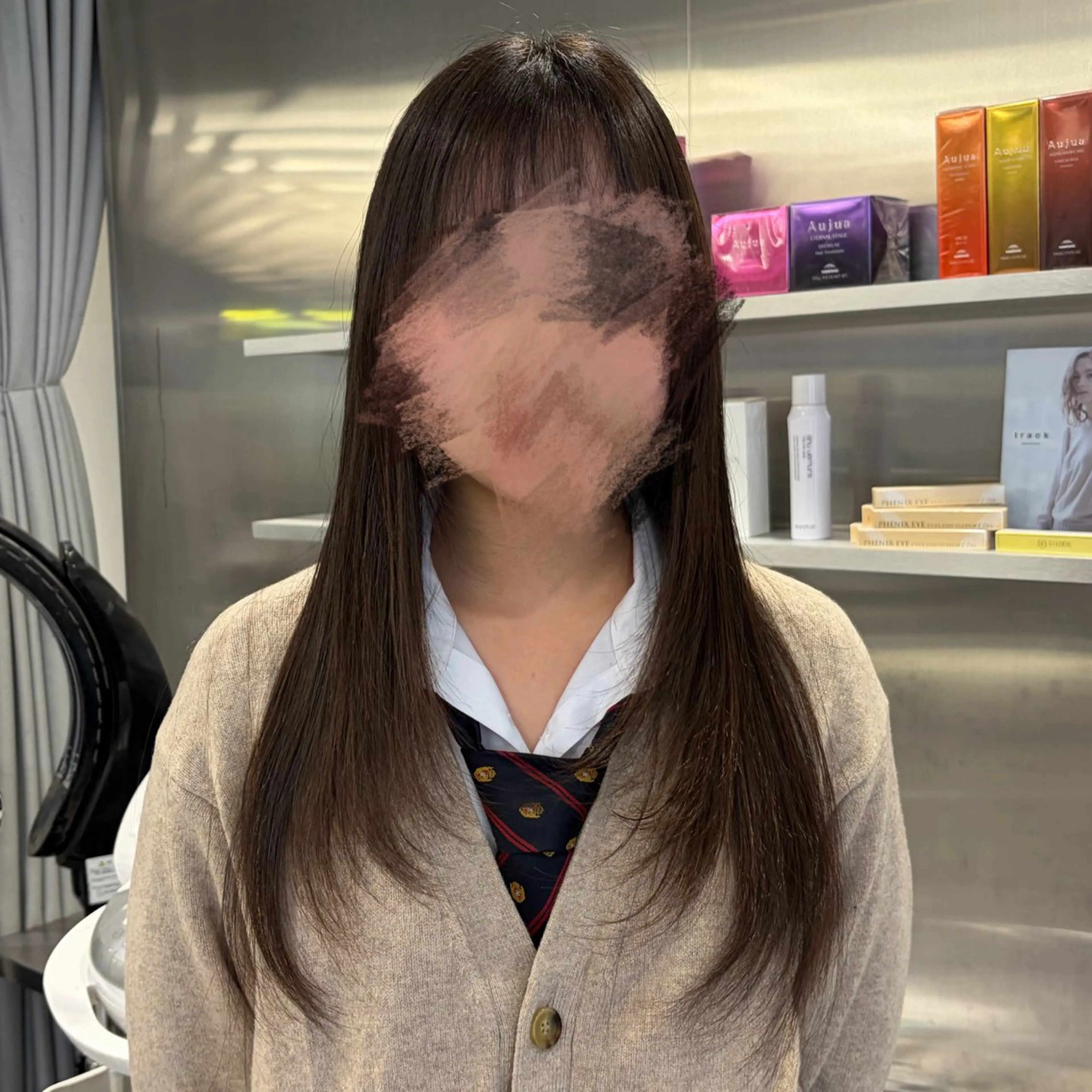 ロング カット ななみ.⋆𝜗𝜚 艶カラー/まつパのヘアスタイル