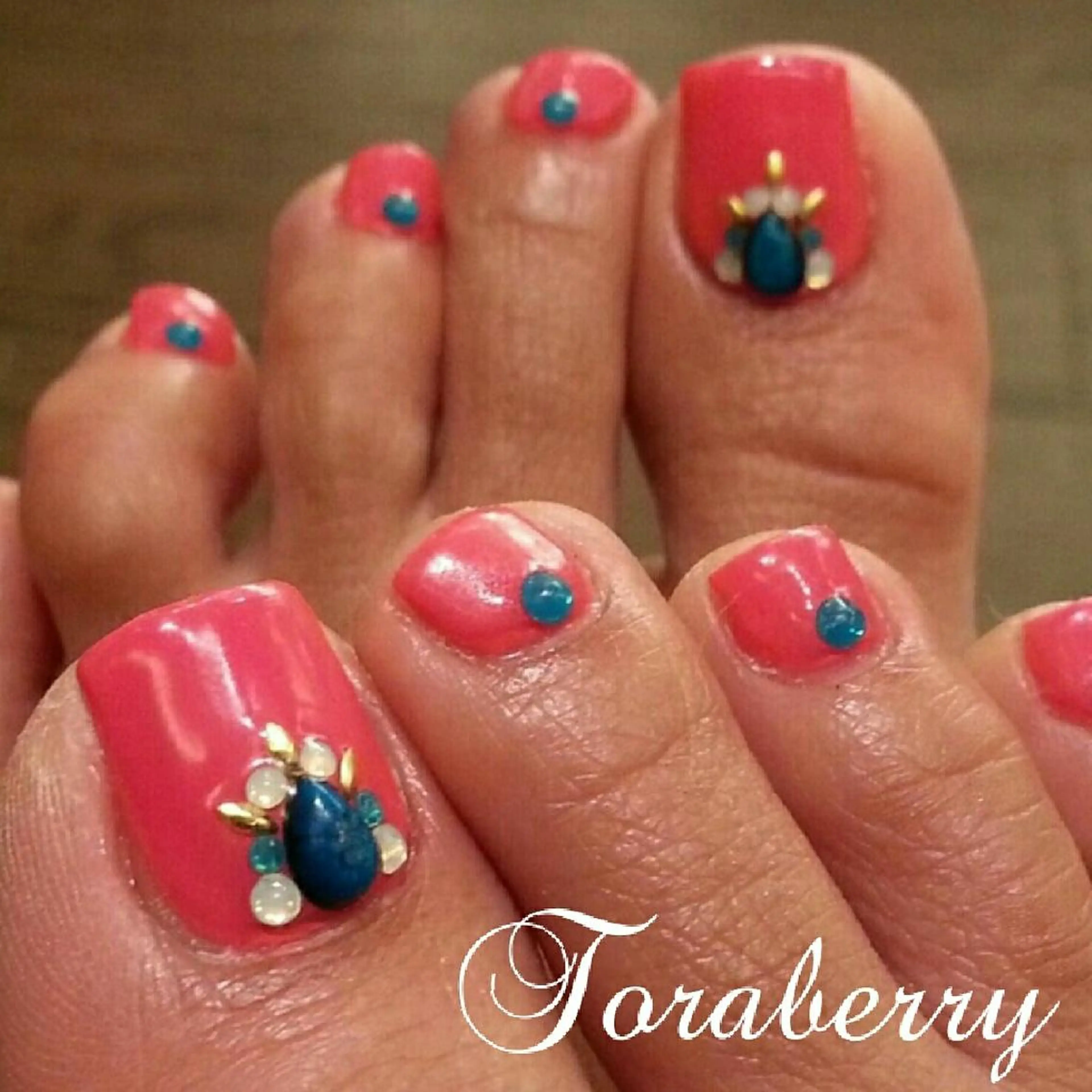 ネイル フットネイル ジェルネイル シンプルネイル ネイリスト なつみのネイルデザイン