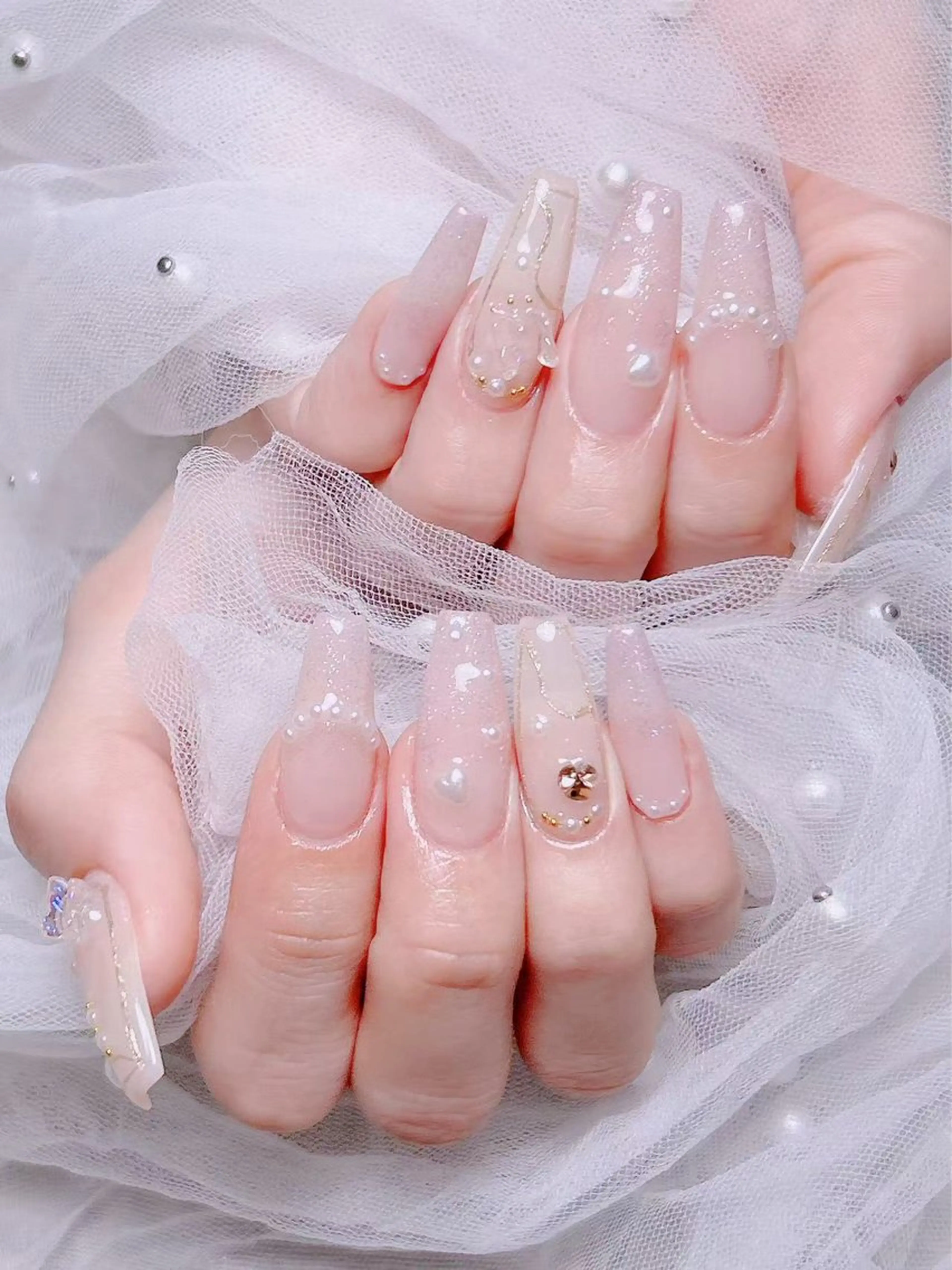 ネイル 🎀も ものネイルデザイン