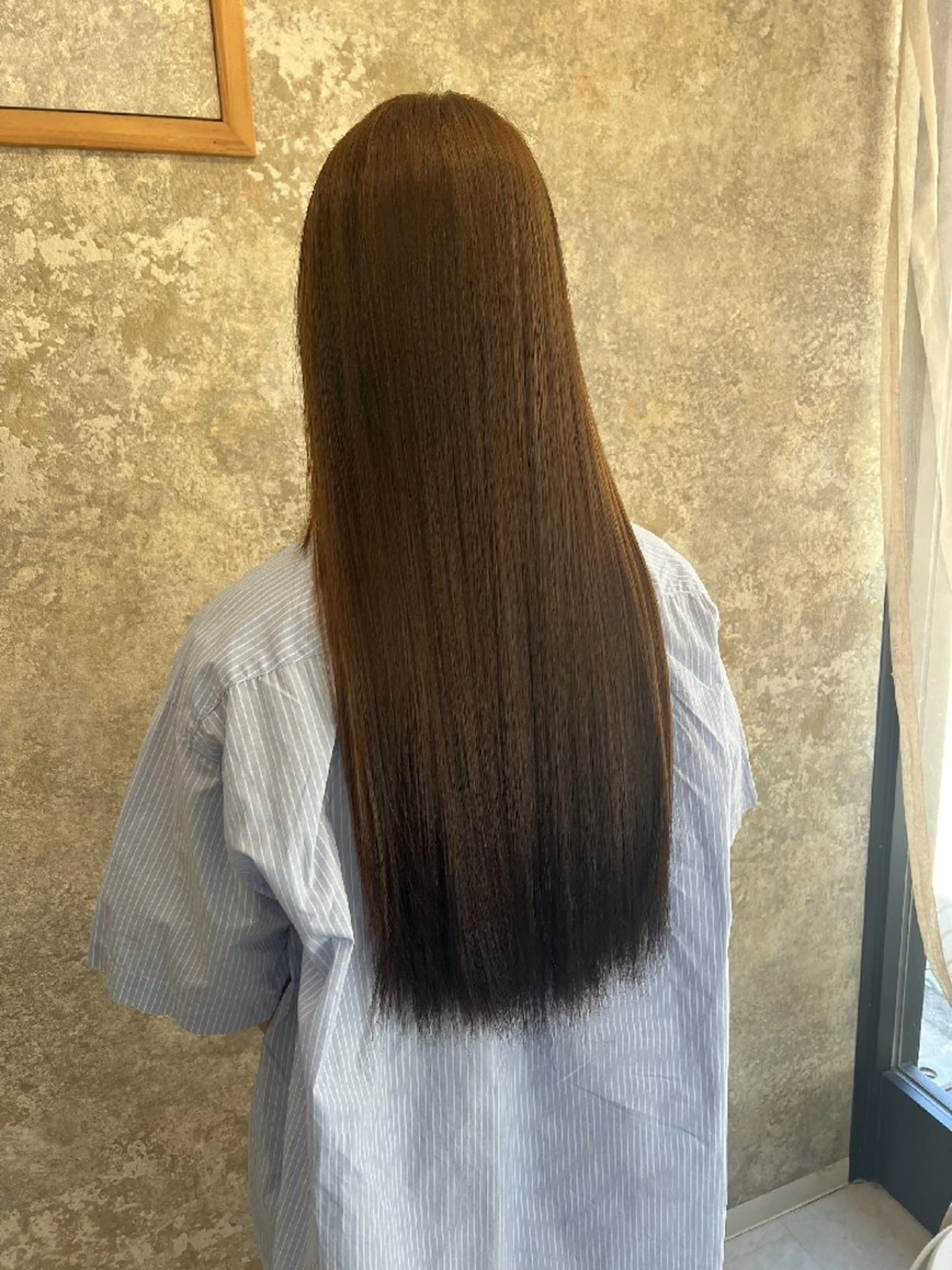 ロング 縮毛矯正 Wakita Masakiのヘアスタイル