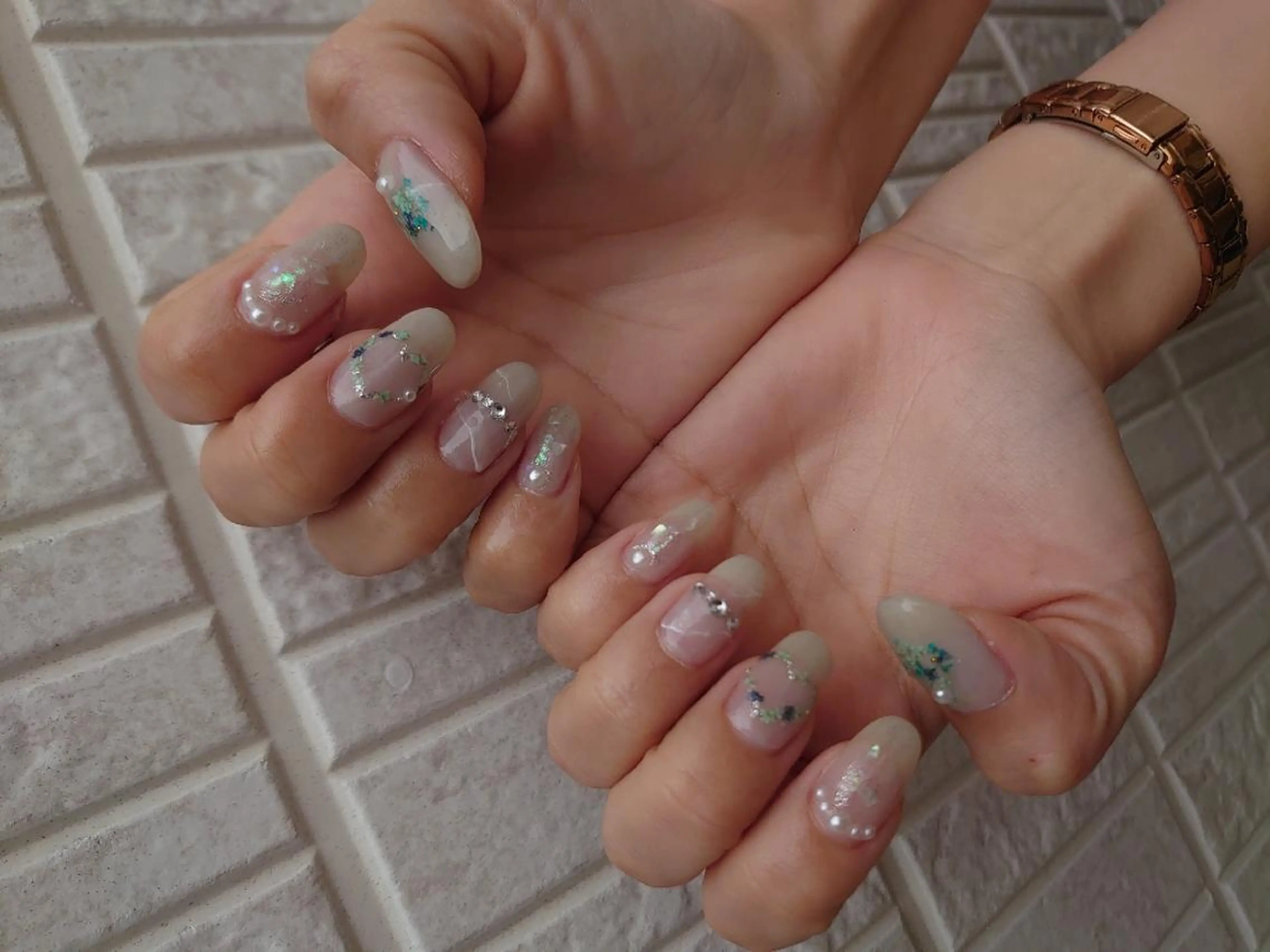 ネイル フラワーネイル ジェルネイル 春ネイル ハンドネイル MANA MANAのネイルデザイン