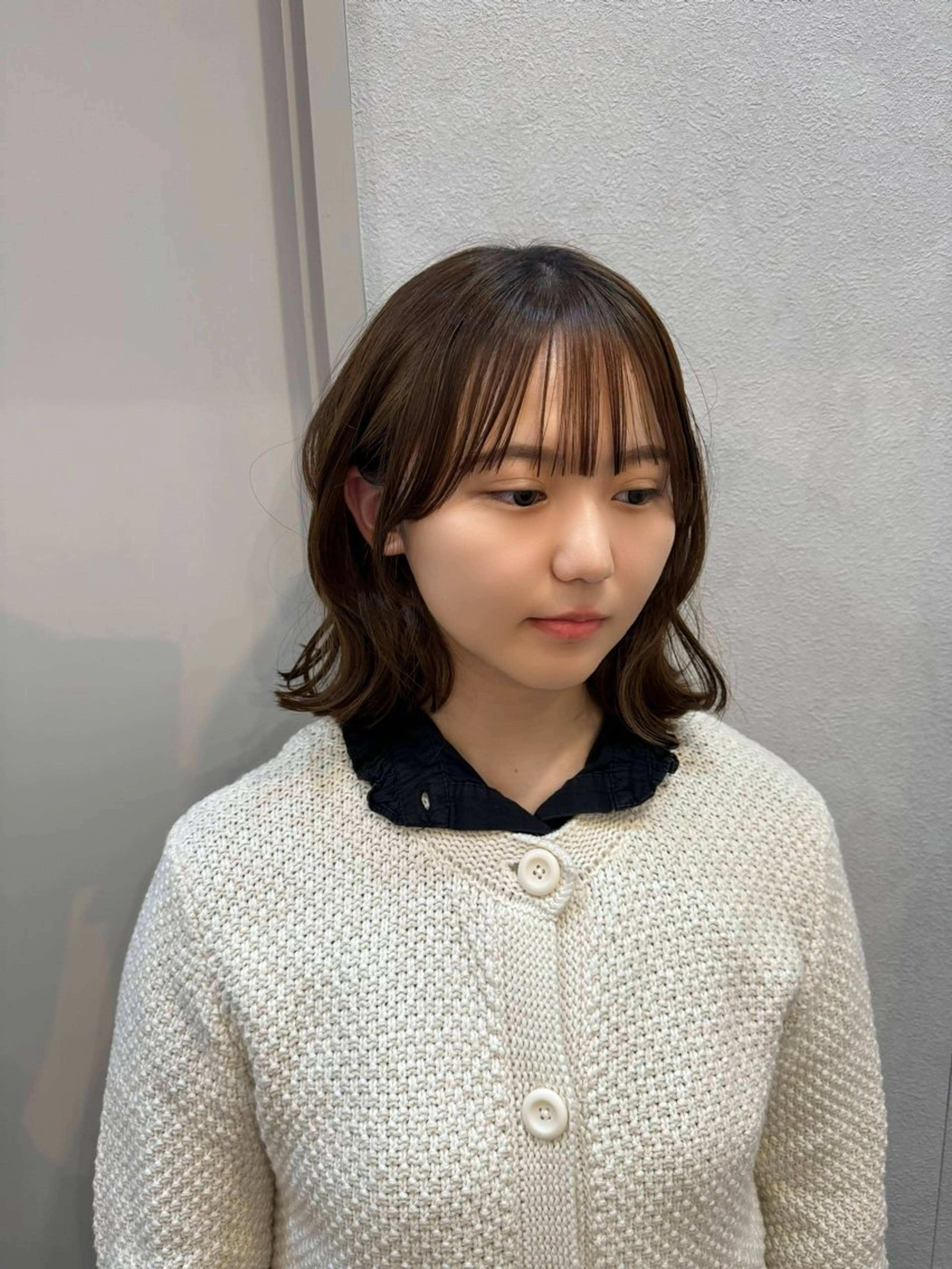 セミロング 髪質改善 似合わせカット 縮毛矯正 トリートメント 吉祥寺プルエクステ 🌟hiraiのヘアスタイル