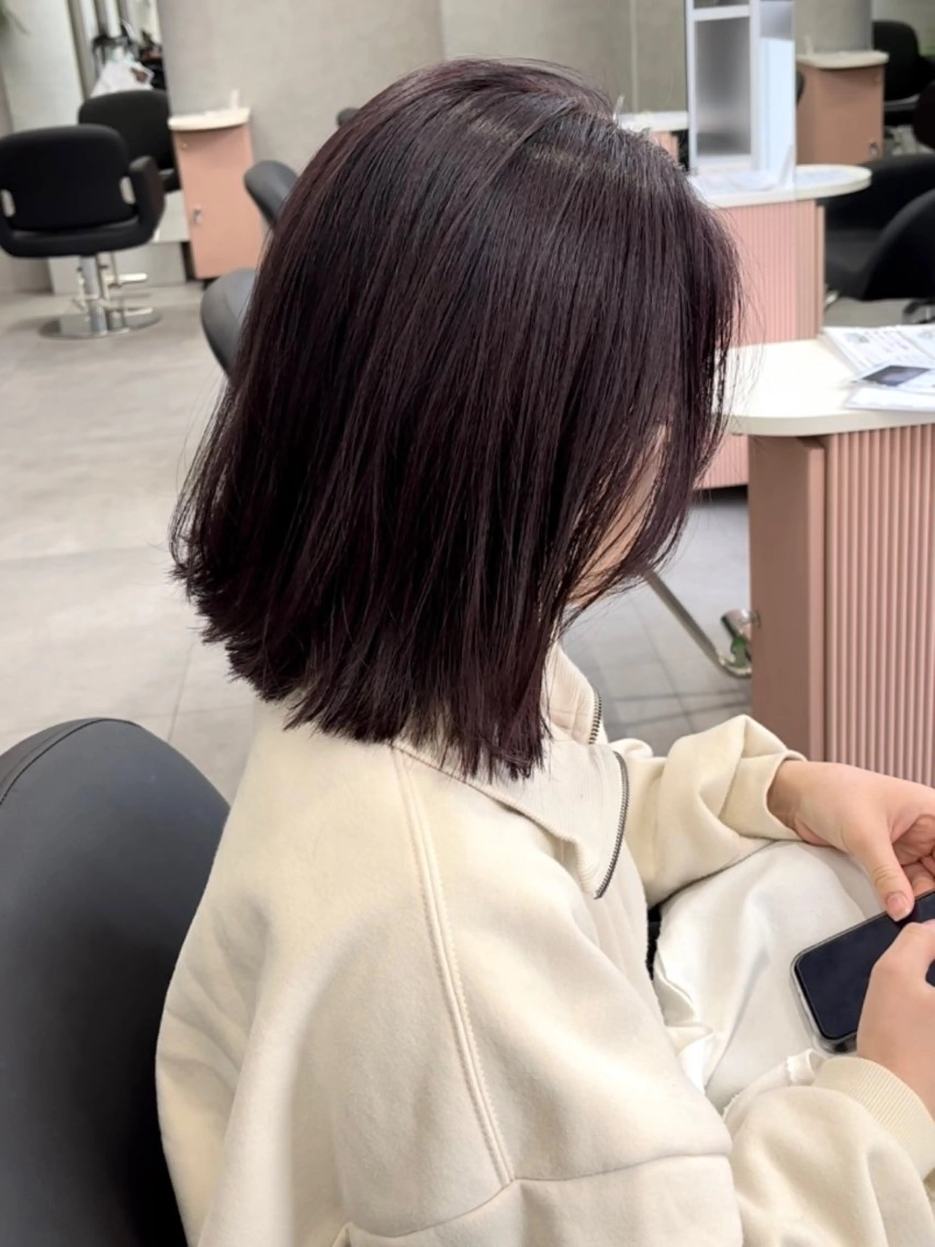 ミディアム 岸田 悠佑のヘアスタイル