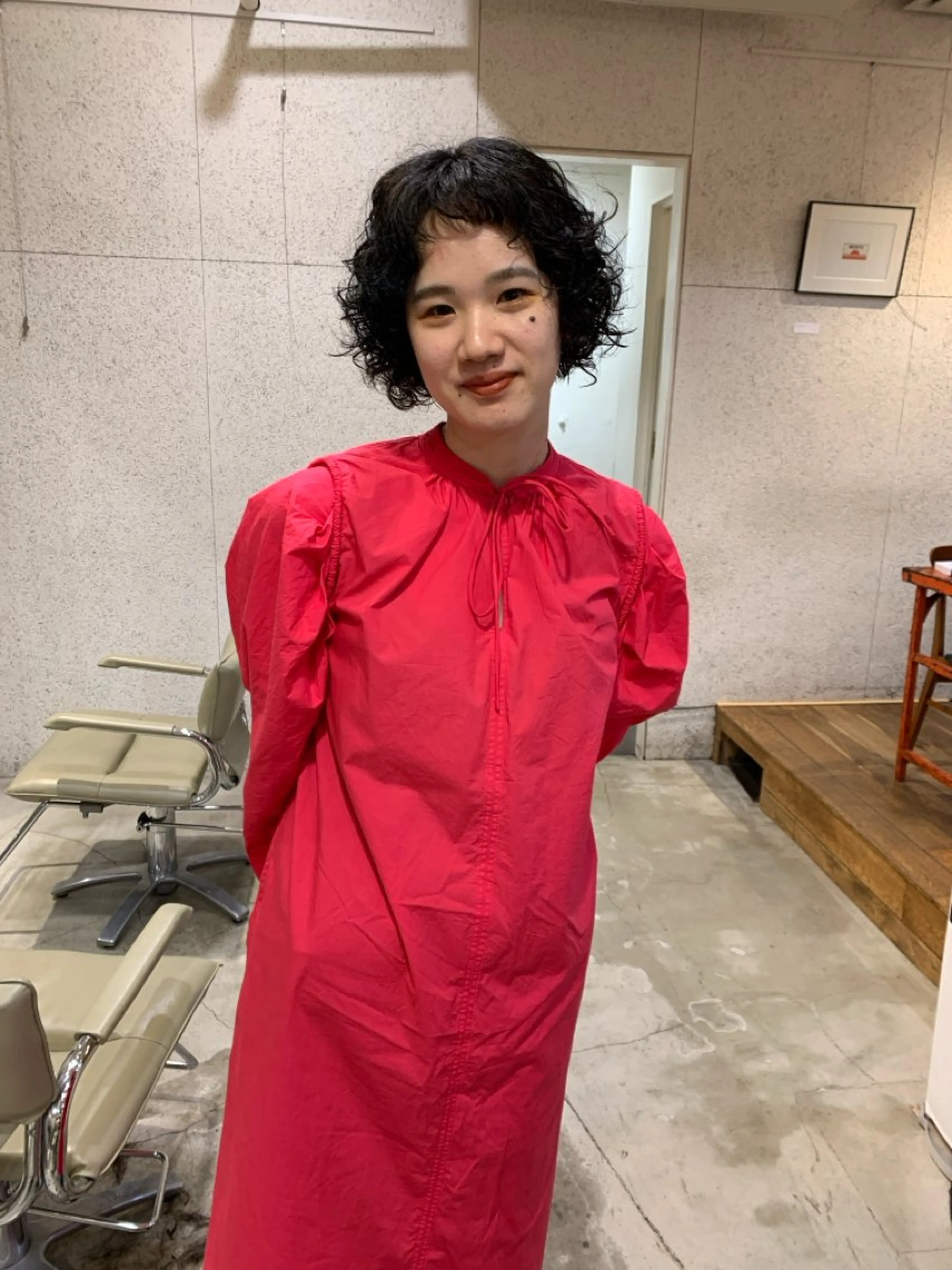 ミディアム パーマ ボブ カット ヘアカラー 【takk】 ナカヤママサヨシのヘアスタイル