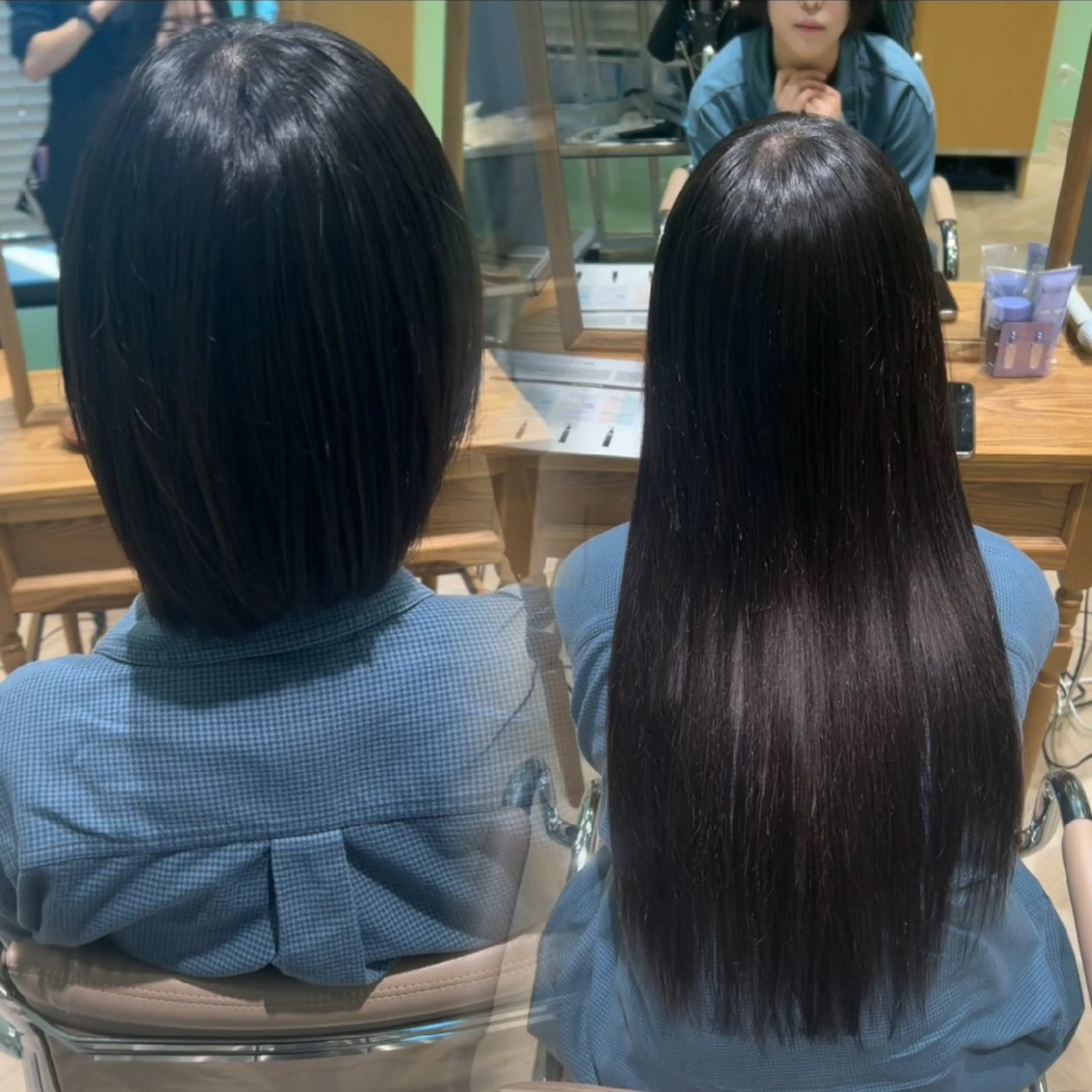 プレミアムエクステ長さだし60本の写真