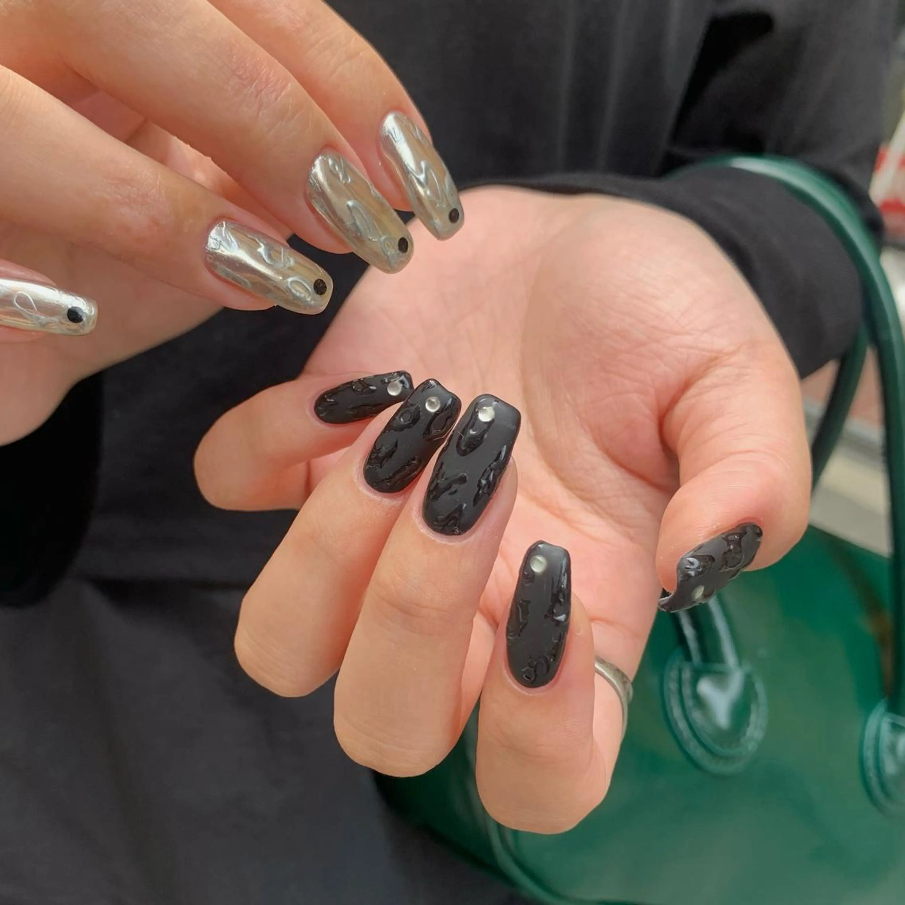 ネイル kana/モード ・グランジ໒꒱のネイルデザイン