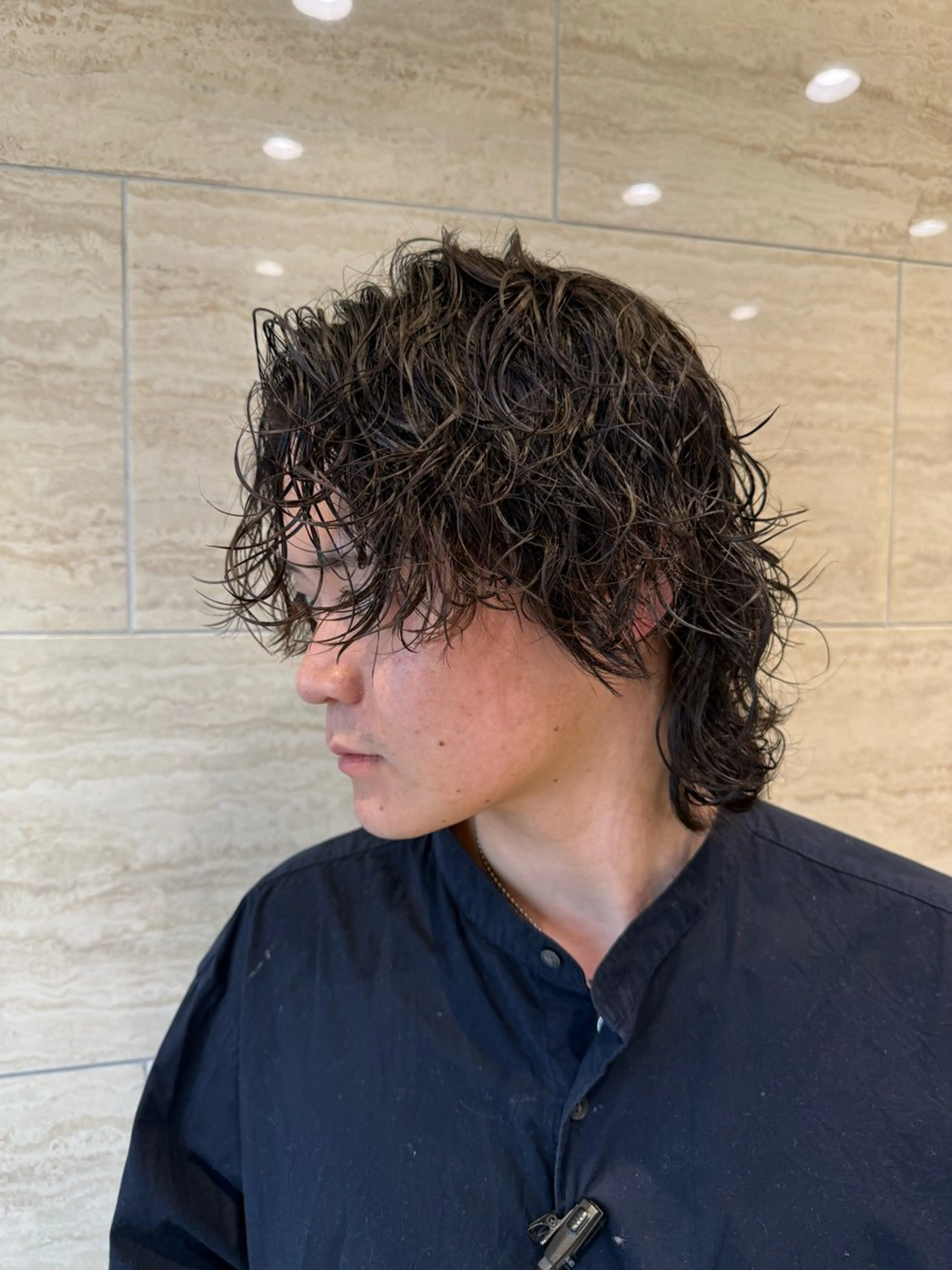 パーマ メンズ メンズパーマ 河崎 祐矢のヘアスタイル