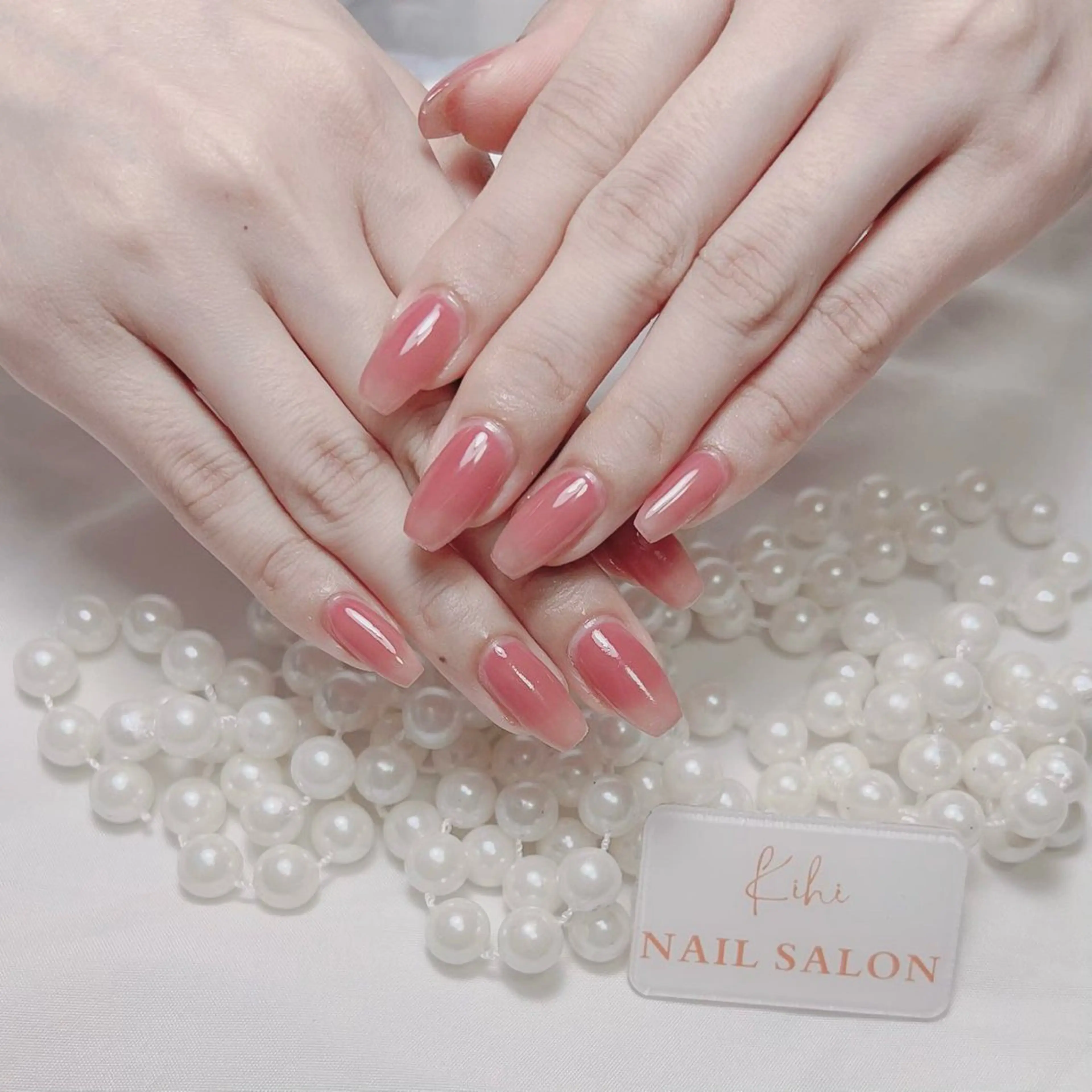 ネイル アートネイル フレンチネイル ジェルネイル グラデーション 韓国ネイル ハンドネイル 💕鈴木ユリ パラジェル/オフ無料のネイルデザイン