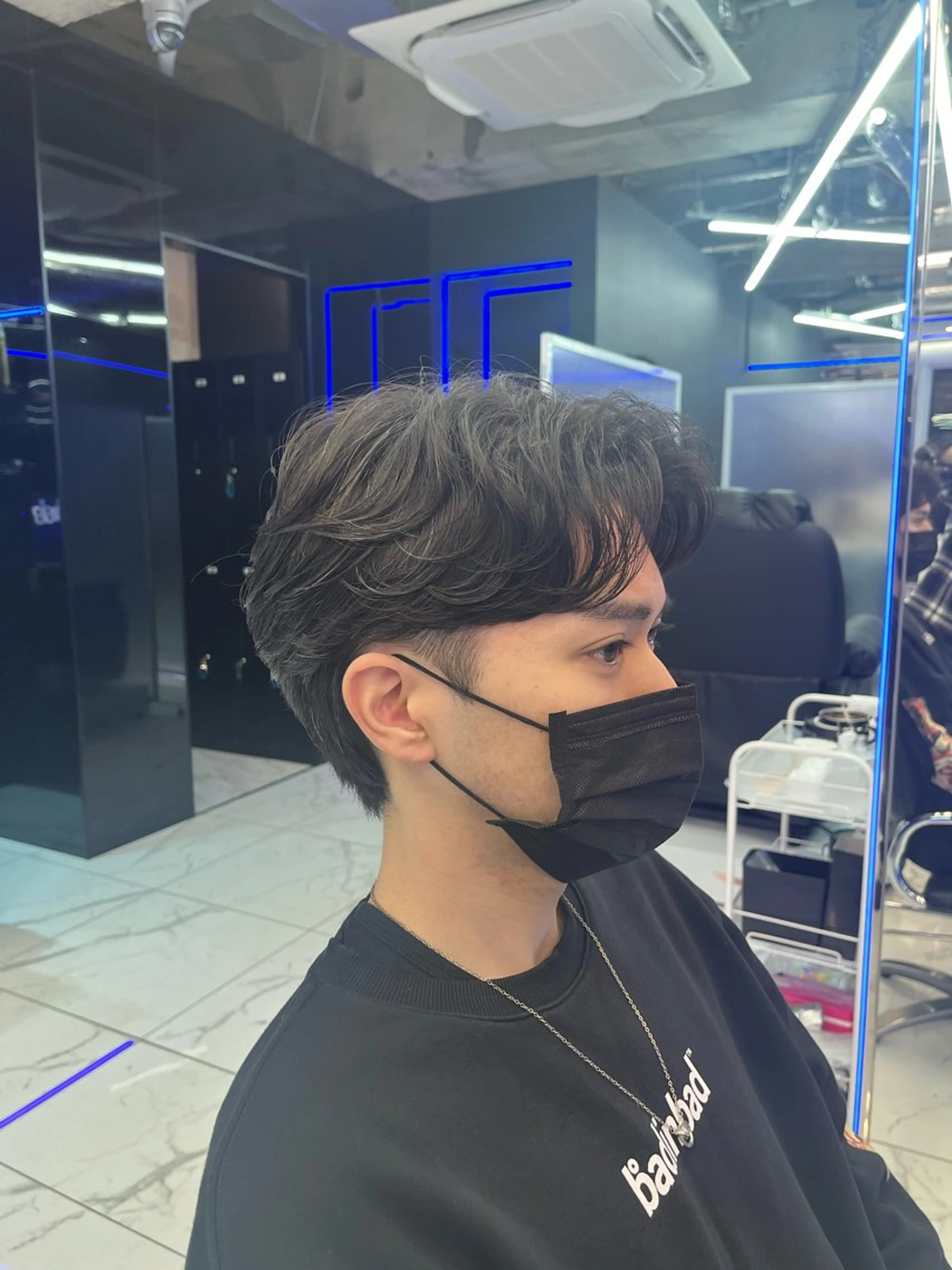 ショート カット パーマ MEN'S  HAIR SENSE 渋谷神南所属・🔥メンズ特化🔥 YUTAのヘアスタイル