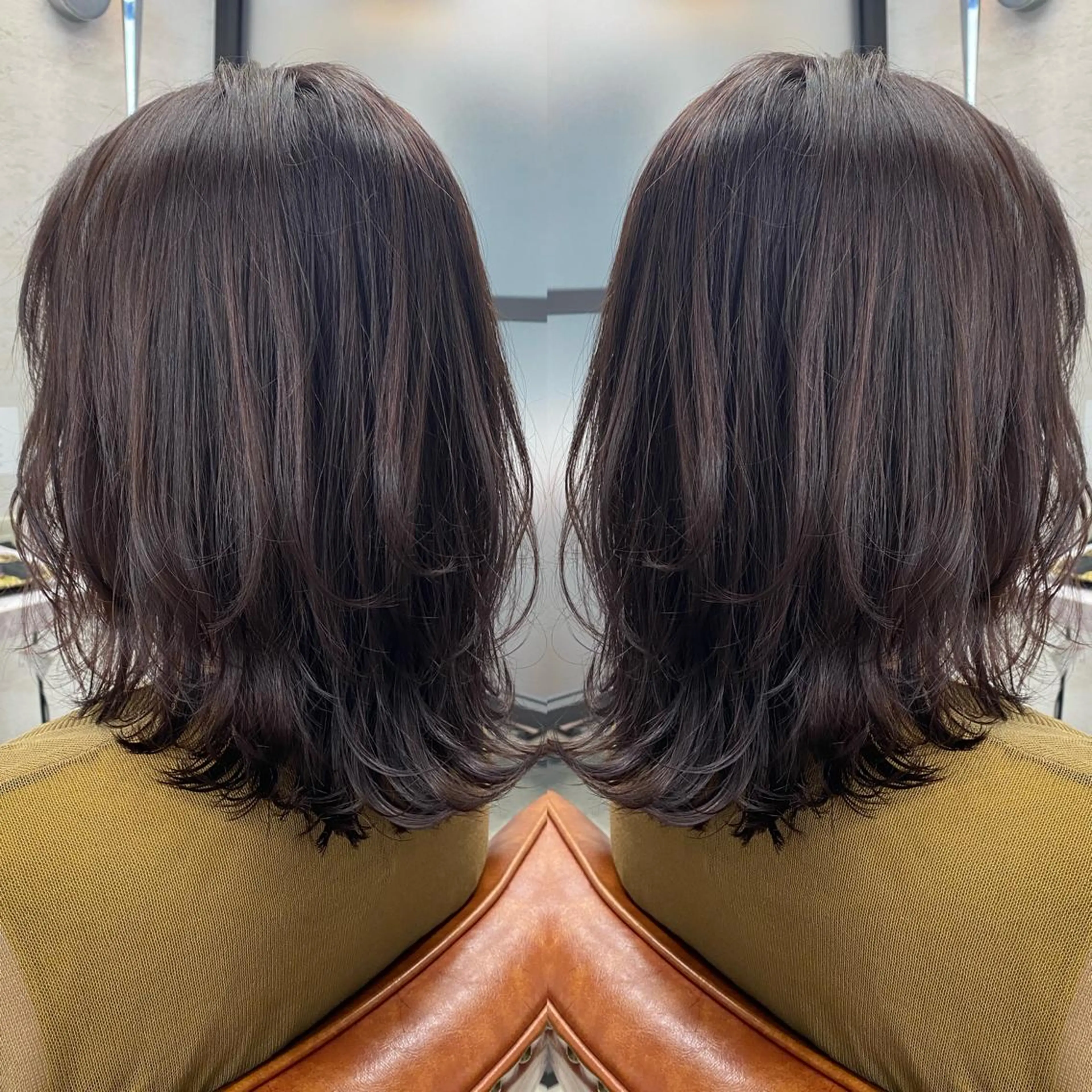 オーガニックリタッチカラー×2stepトリートメント【白髪染め変更可】の写真