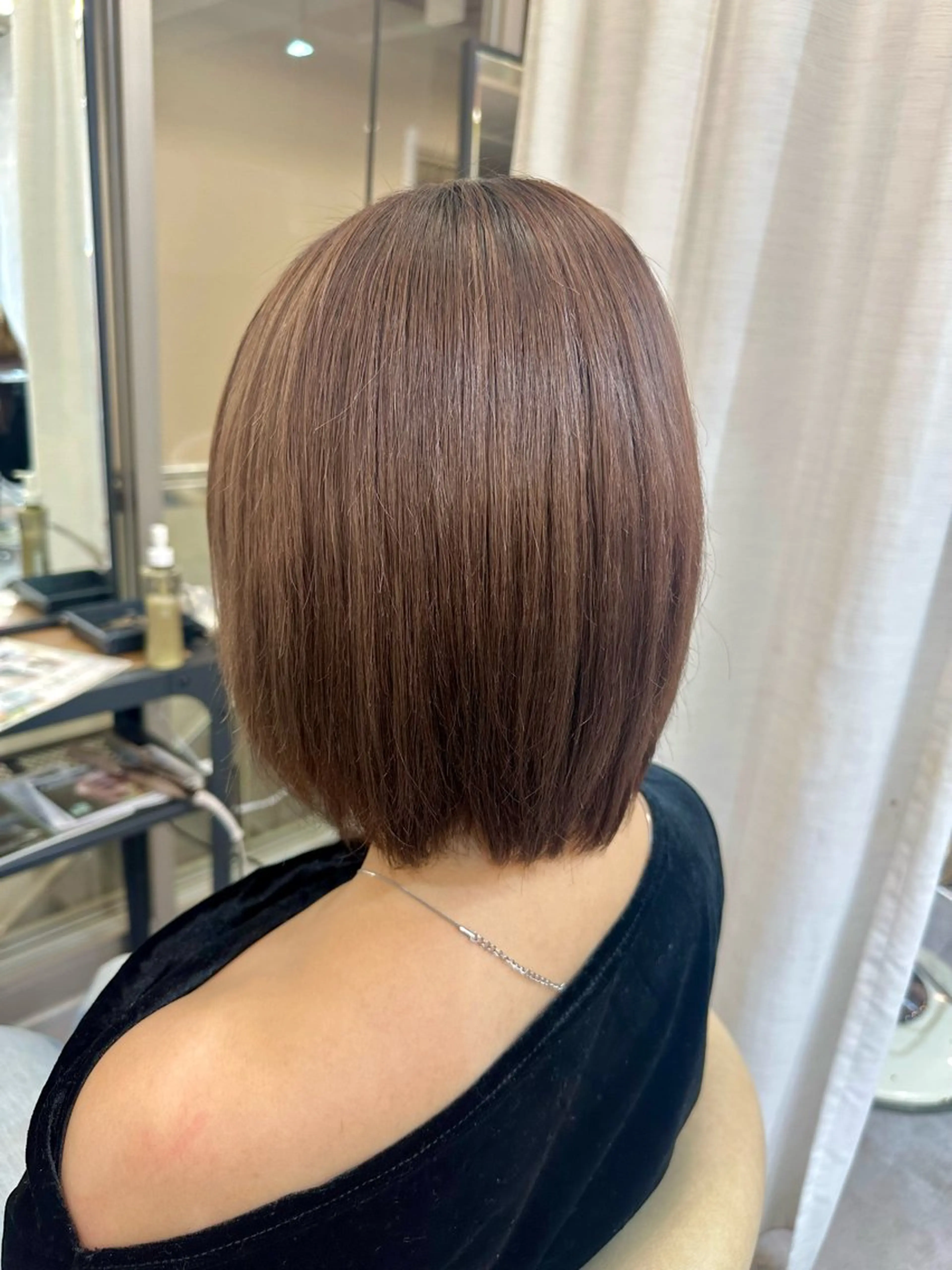 ショート カラー ブラウンカラー 透明感カラー ヘアカラー SIGMA latte所属・畑中 夢のヘアスタイル