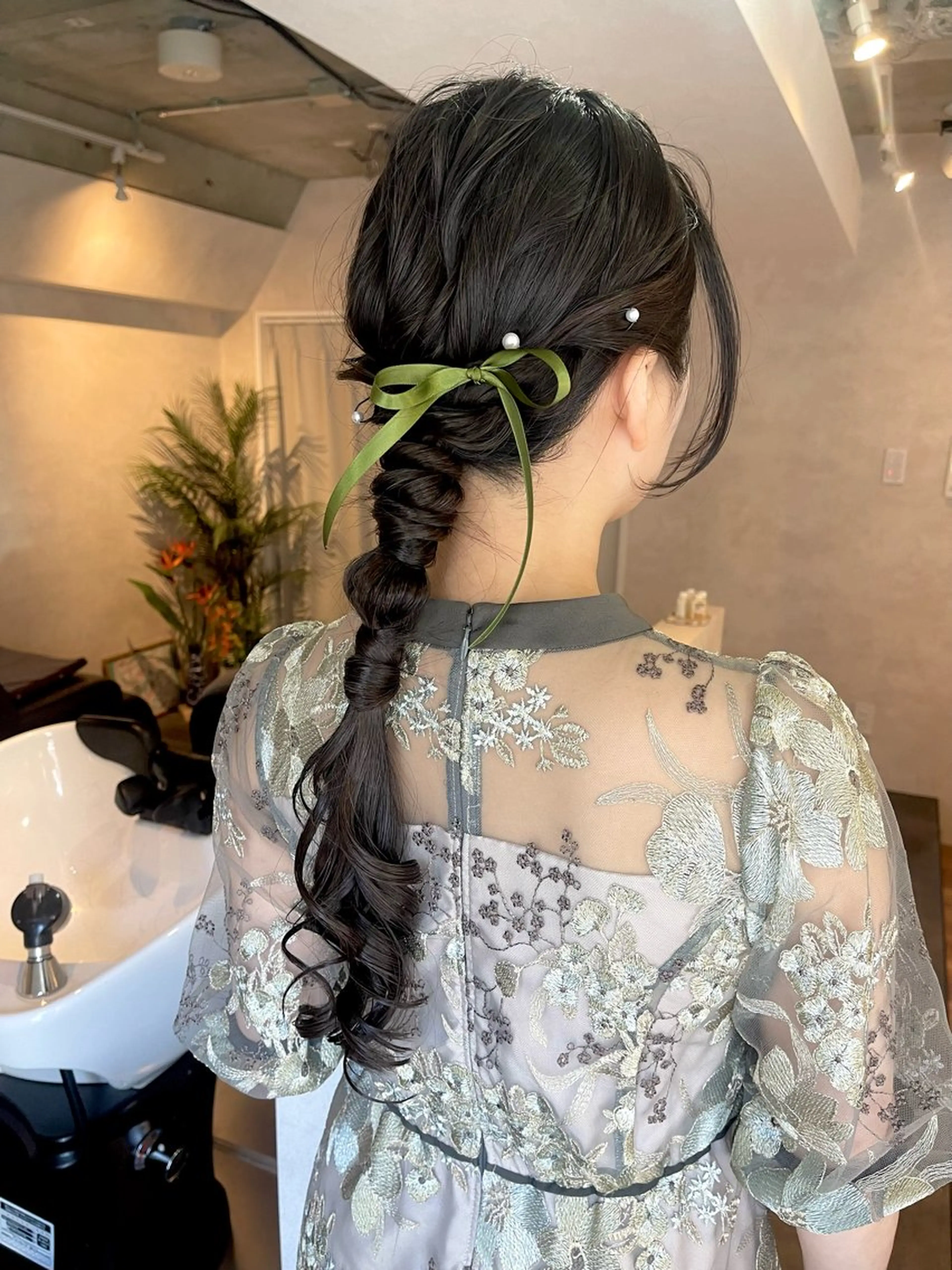 ヘアアレンジ ヘアセット hair design SUN room【サンルーム渋谷】所属・レイヤー×ショート ボブ/ボブyuinaのヘアスタイル