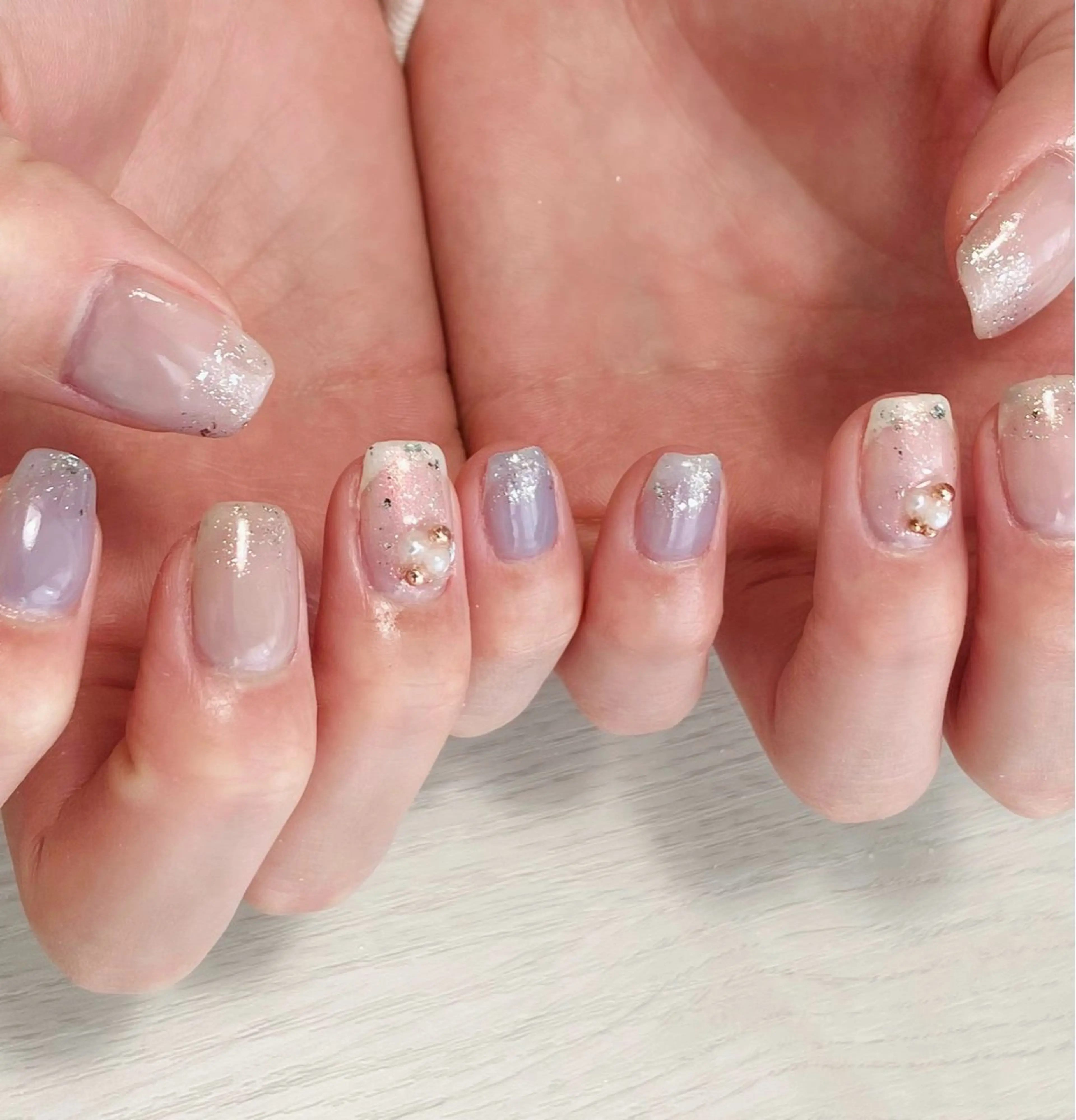 ネイル Nail salon Roovely 代官山店【ネイルサロンルブリー】所属・roovely Rumi／ニュアンスのネイルデザイン