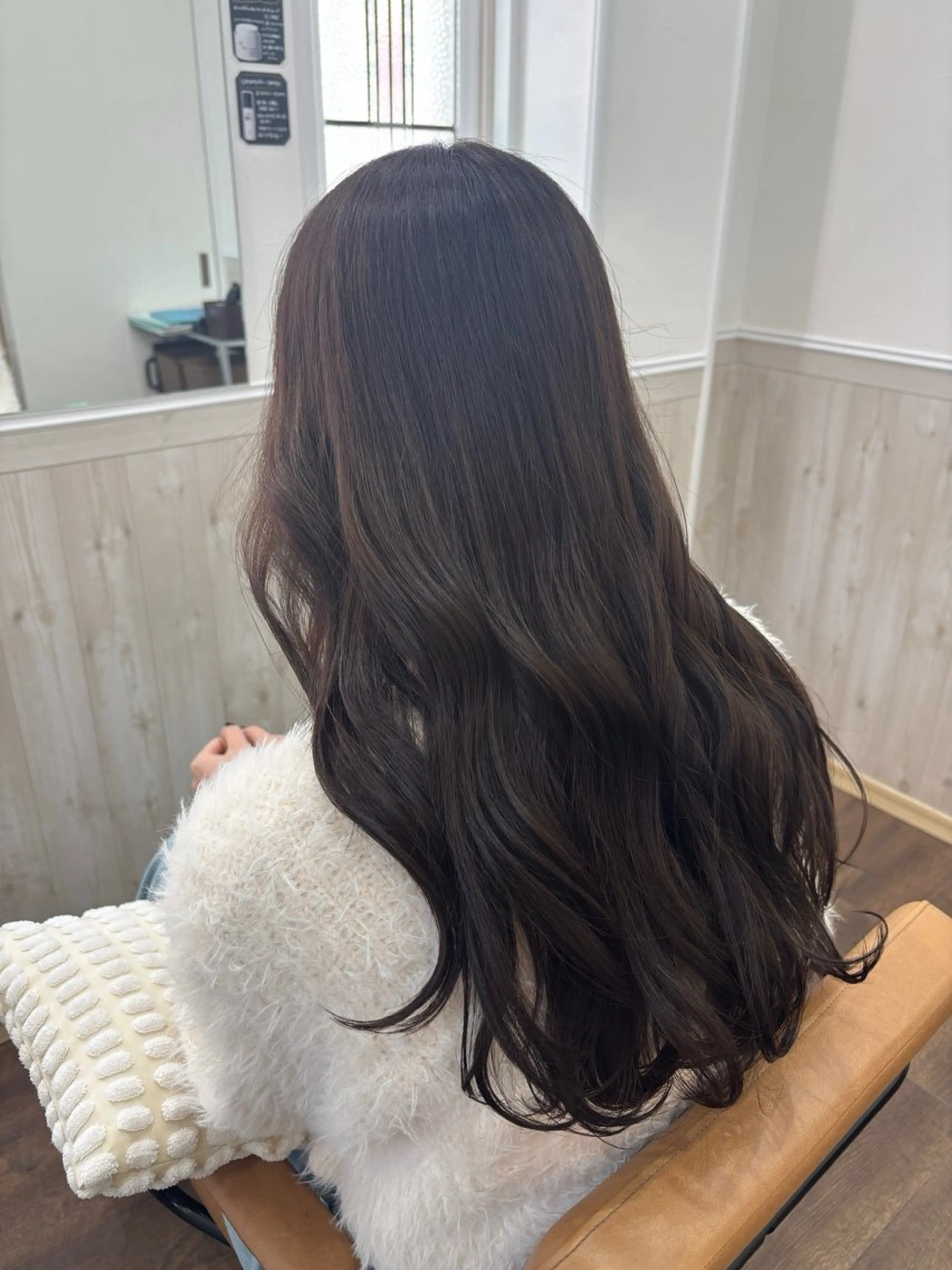 カット+ワンカラー+うる艶トリートメント🫧の写真