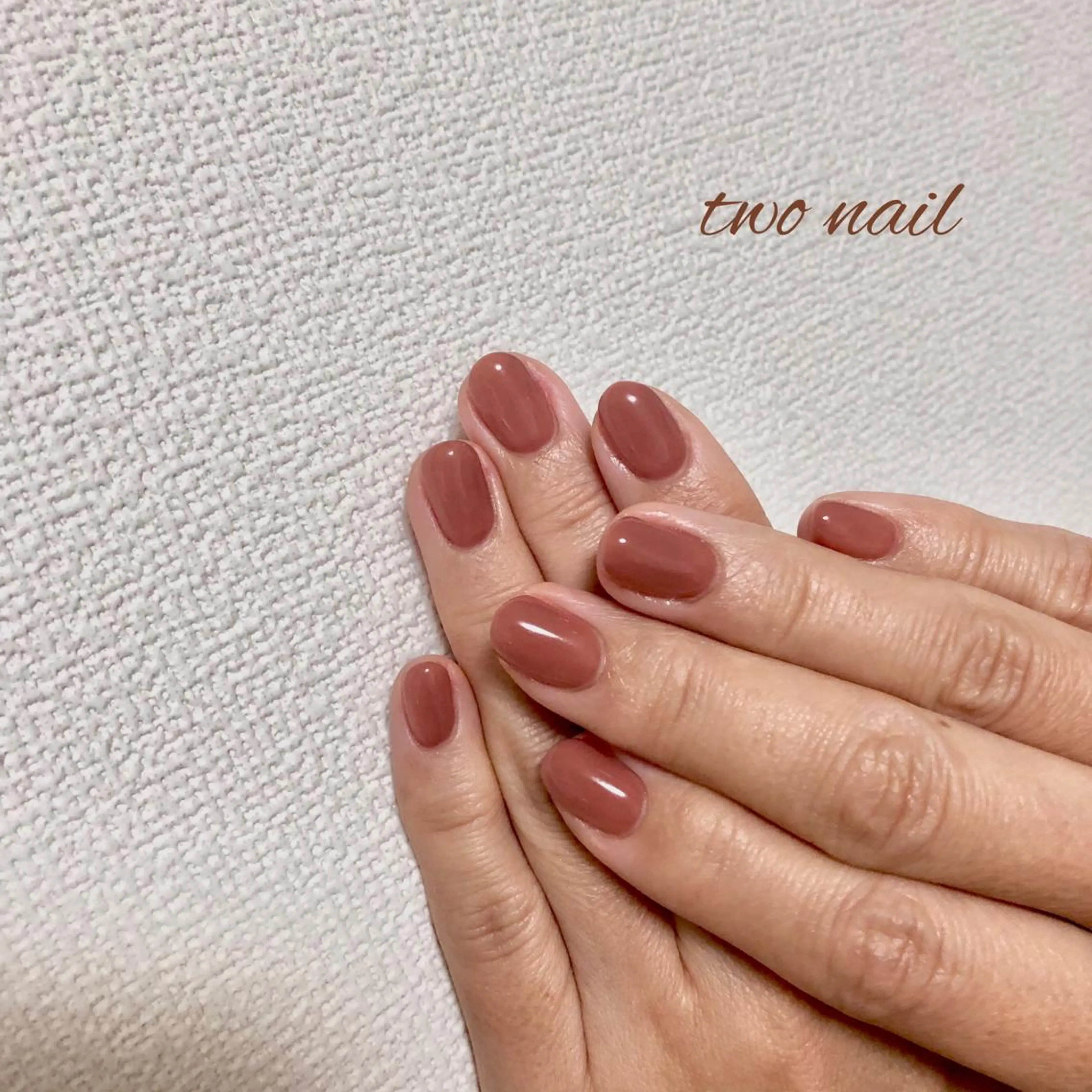 ネイル アートネイル ブラウン フットネイル ハート ニュアンスネイル ハンドネイル two nailのネイルデザイン