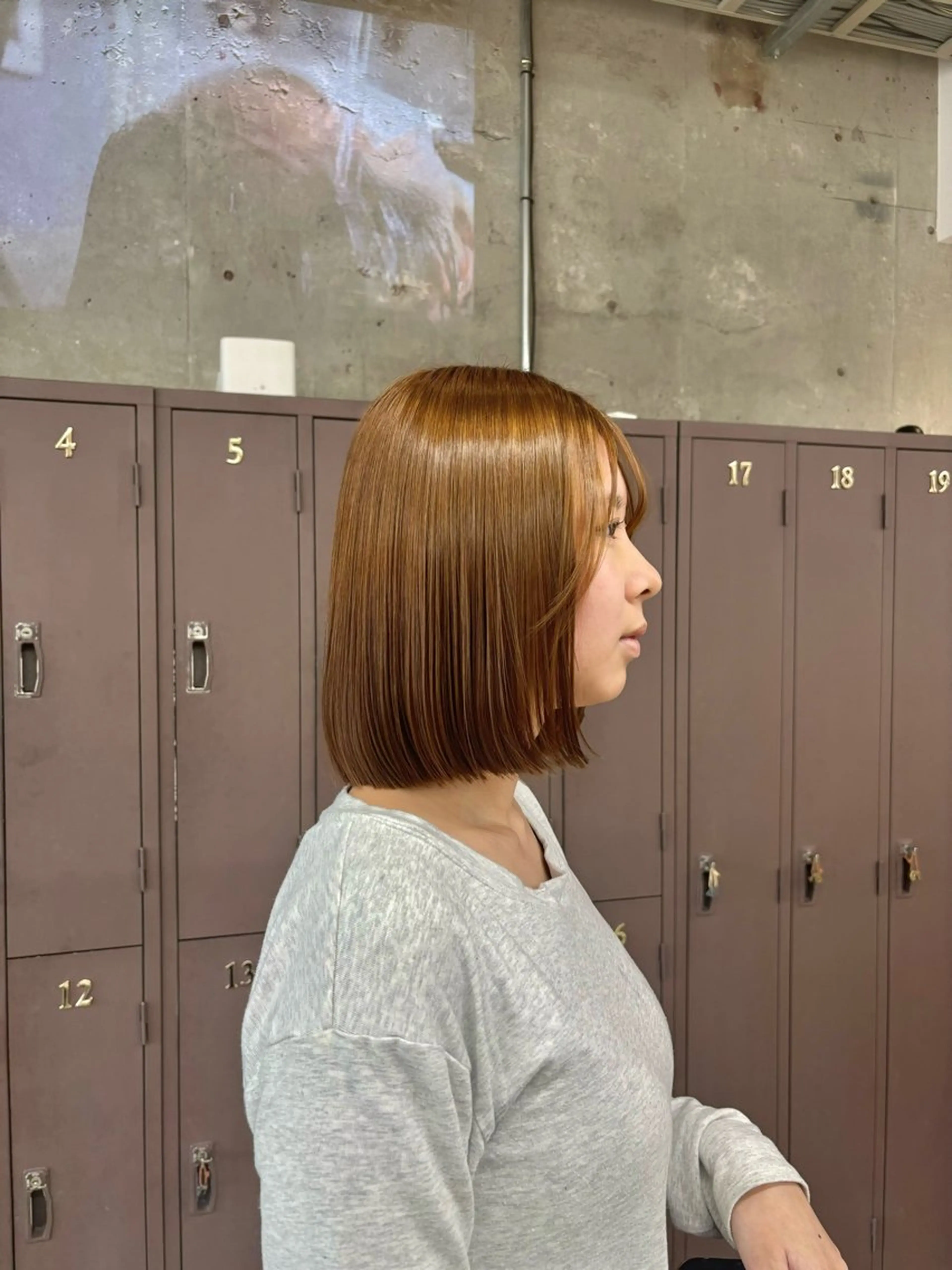 ミディアム カット ヘアカラー 宮崎 わか菜/透明感カラーのヘアスタイル