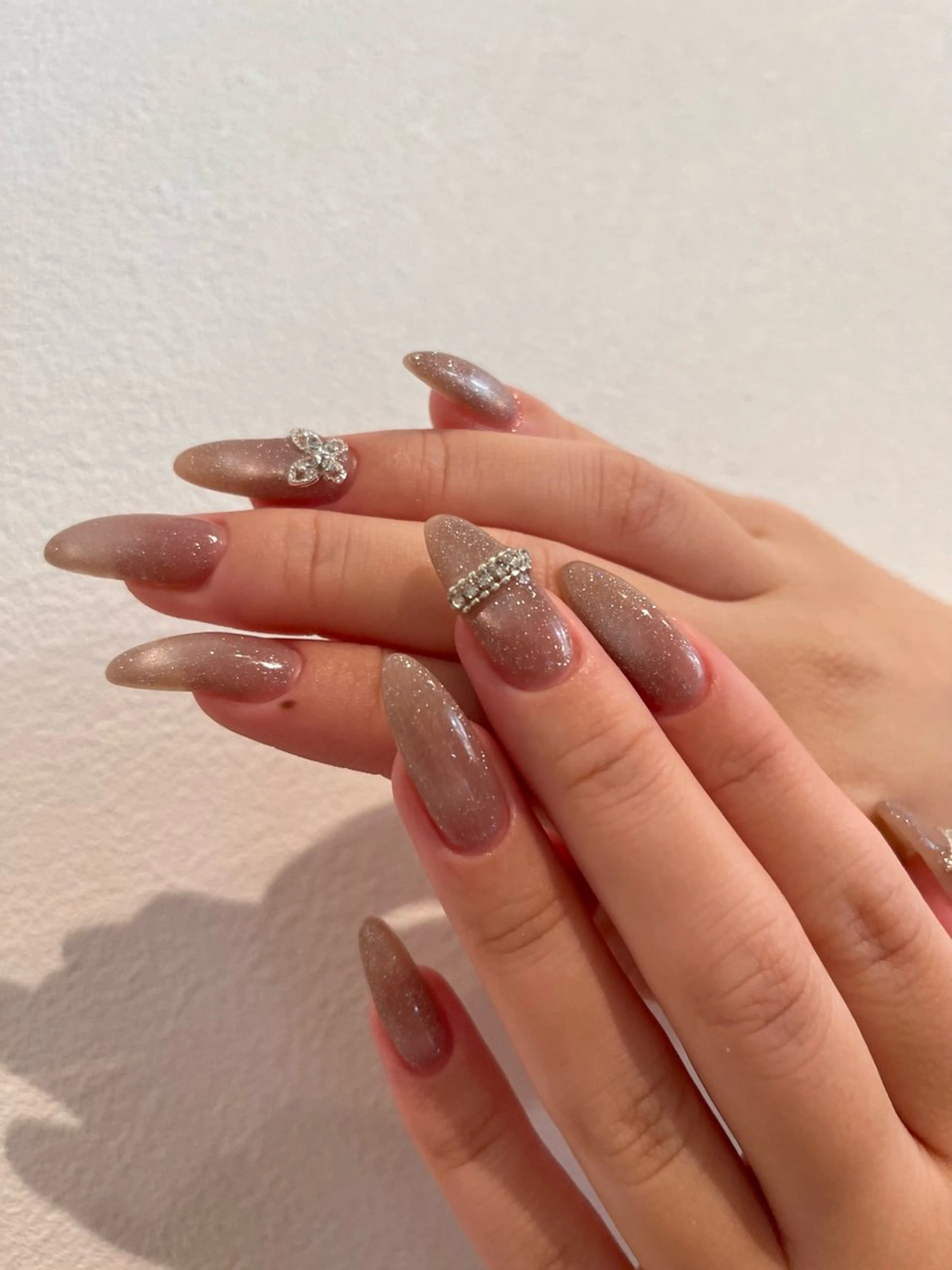 ネイル フラッシュネイル フラッシュマグ マグネットネイル ハンドネイル ballie／小野原 なつみのネイルデザイン