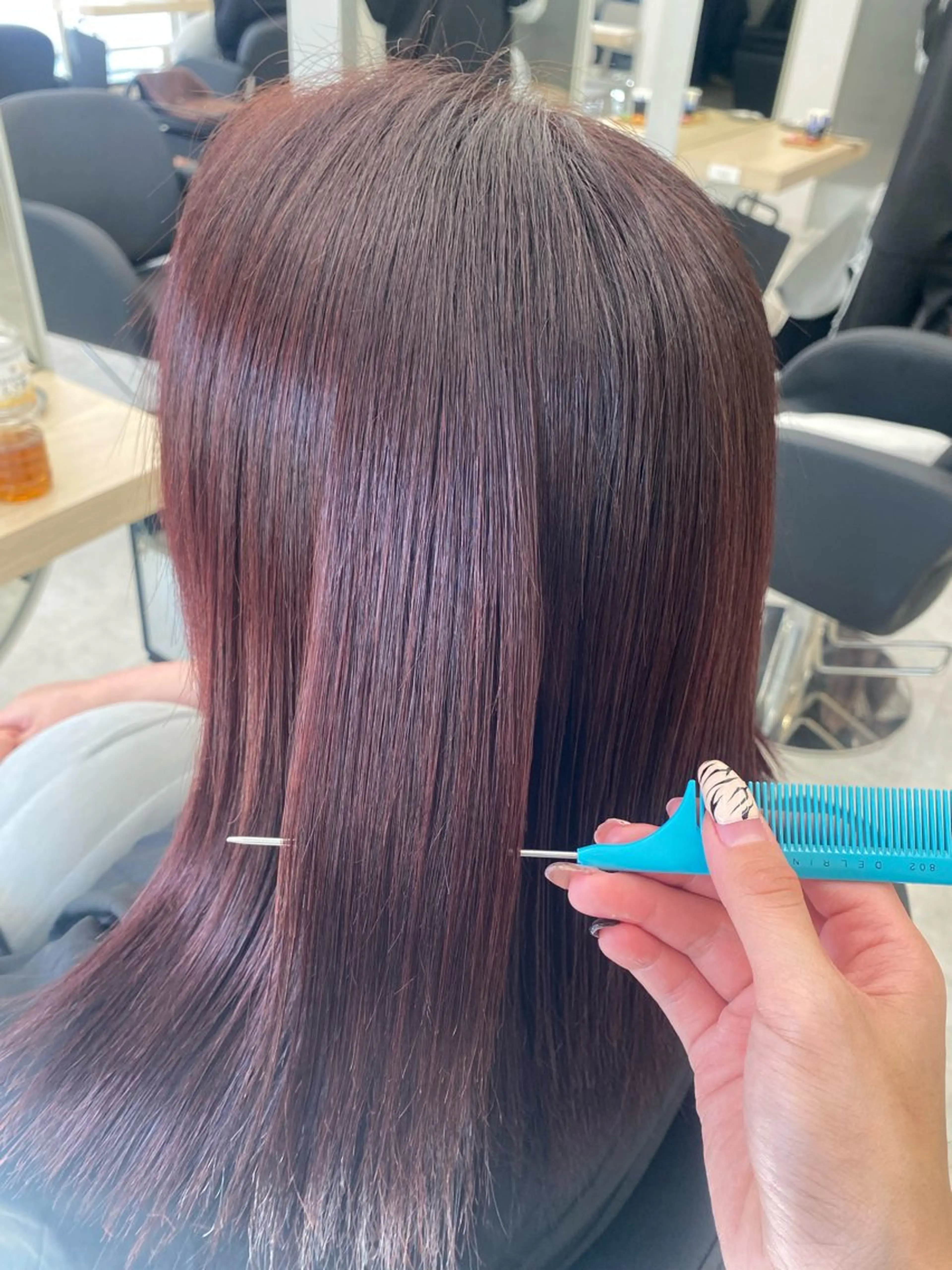 ミディアム カラー EIGHT's札幌 AiRIのヘアスタイル