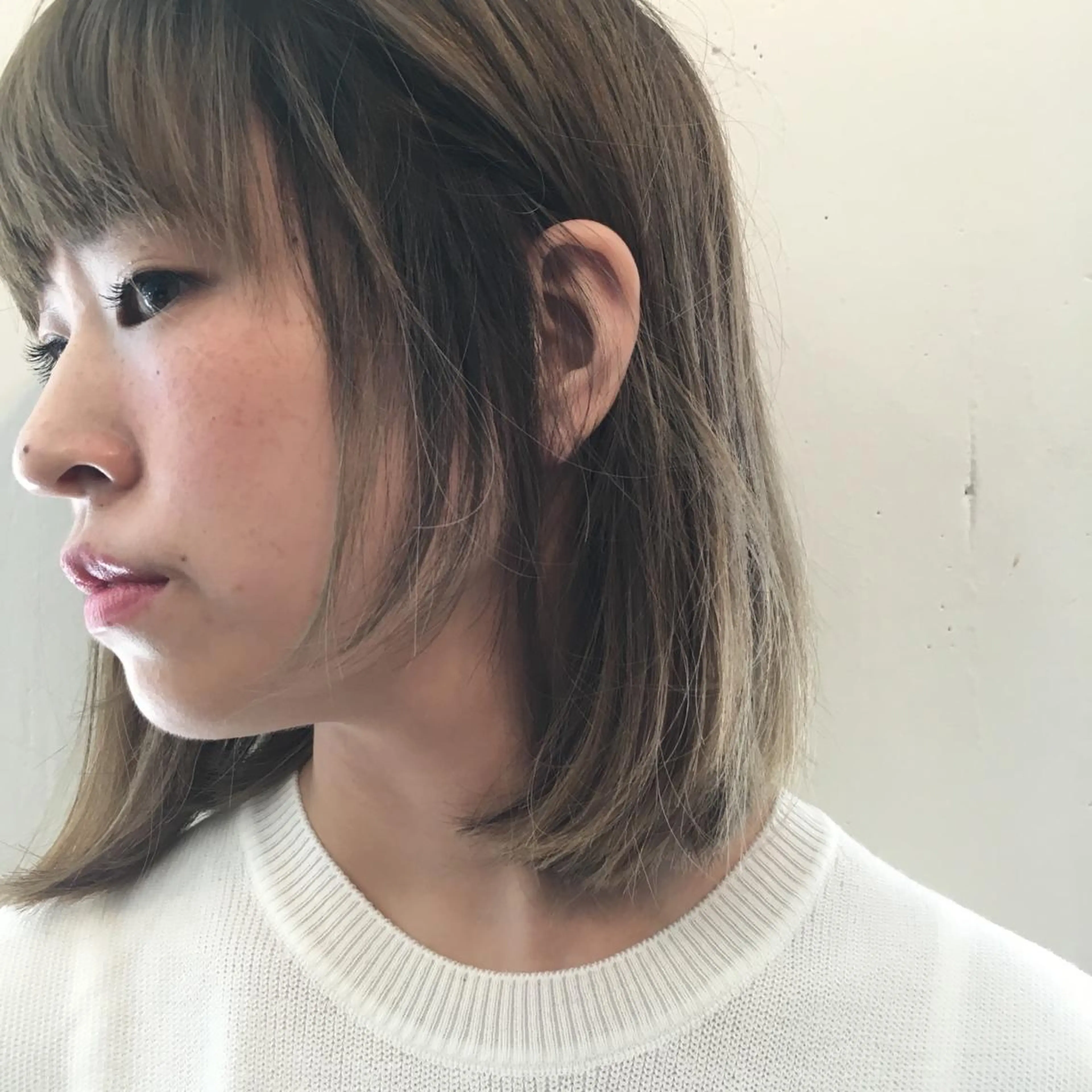 ミディアム カラー 💘透明感カラー💘 沖本 将宏のヘアスタイル