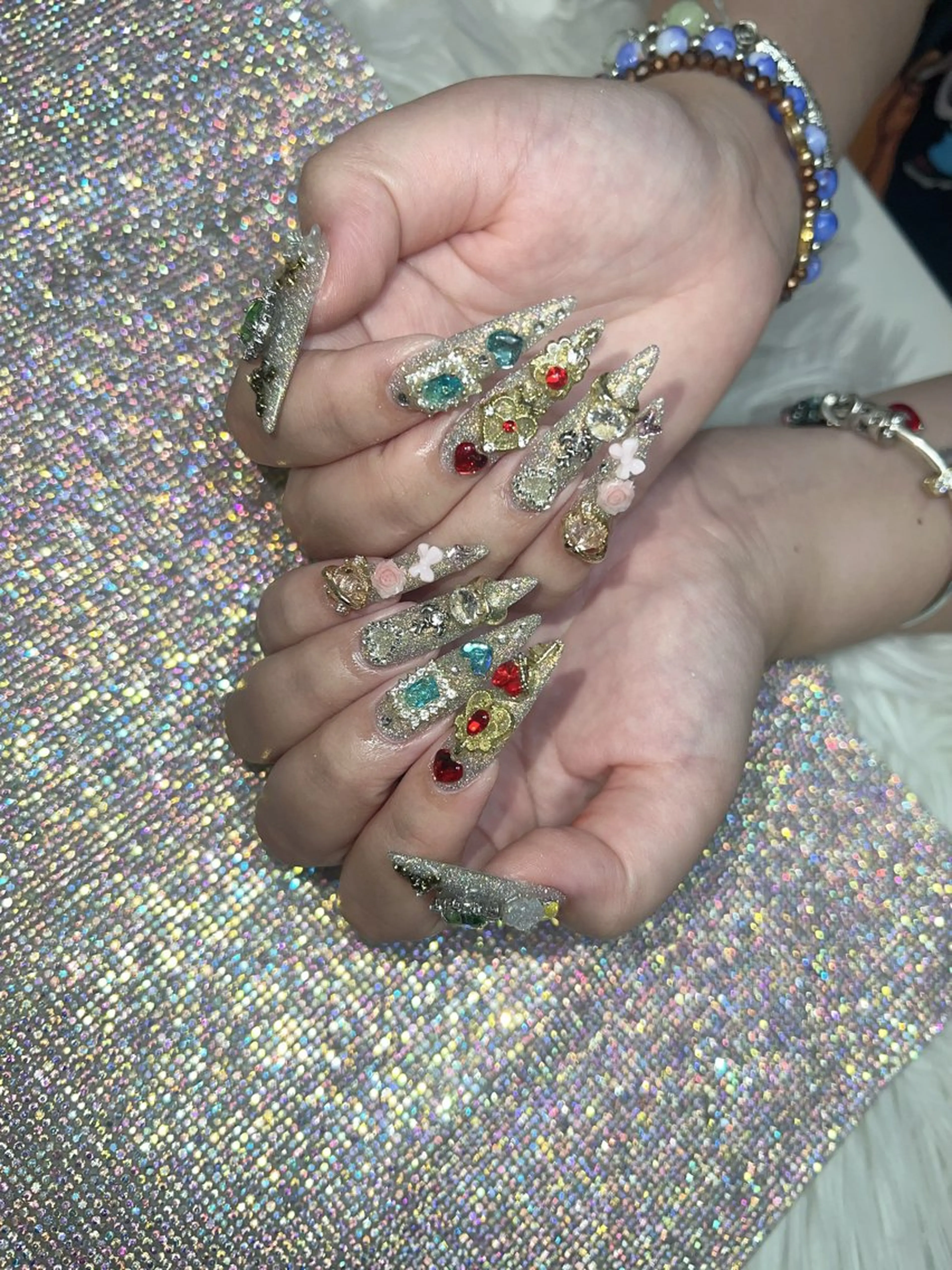 チップ長さだし持ち込みデザイン3Dパーツ付け放題150分(オフなし)の写真