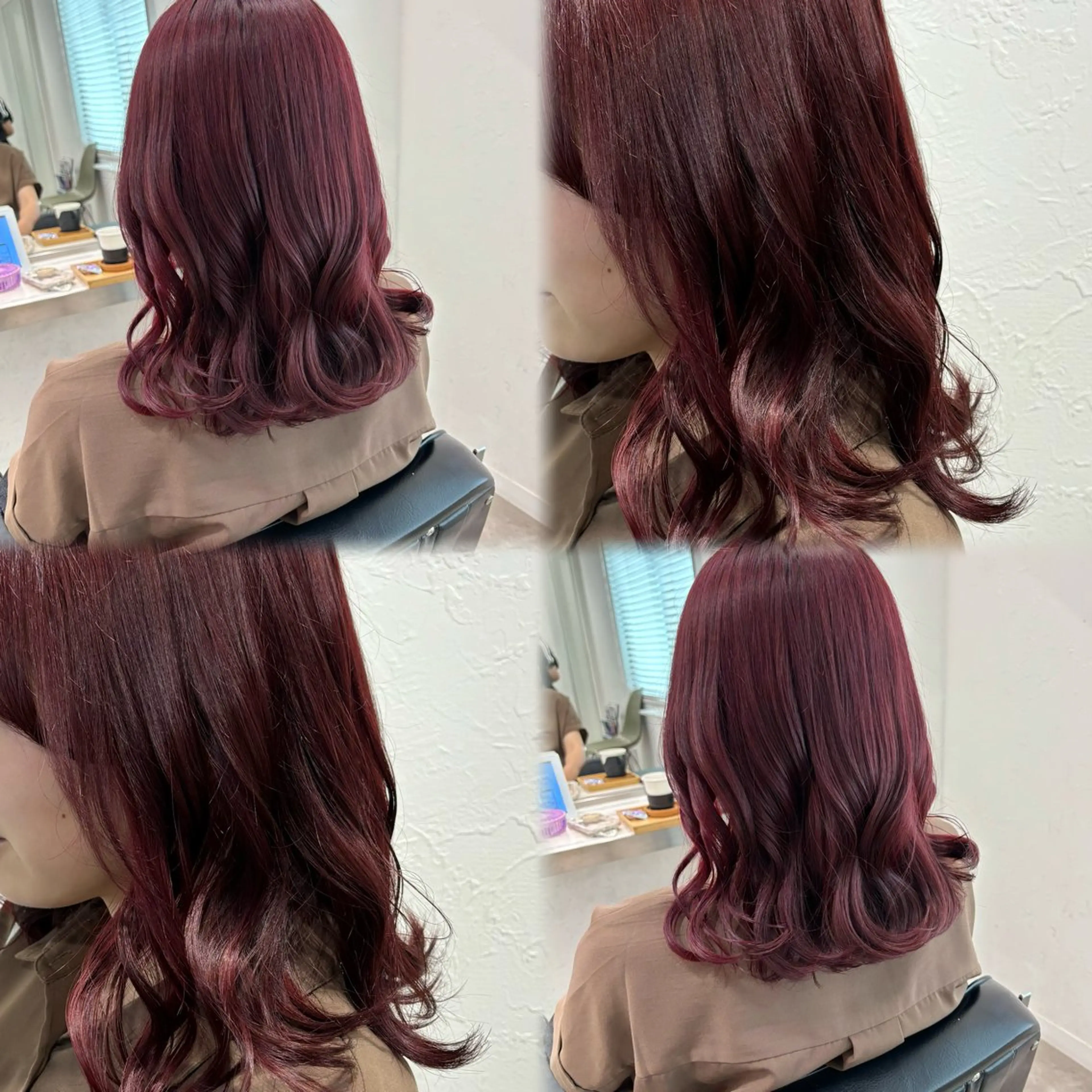 ミディアム カラー 髪質改善ストレート /暖色カラー🎀🪞のヘアスタイル