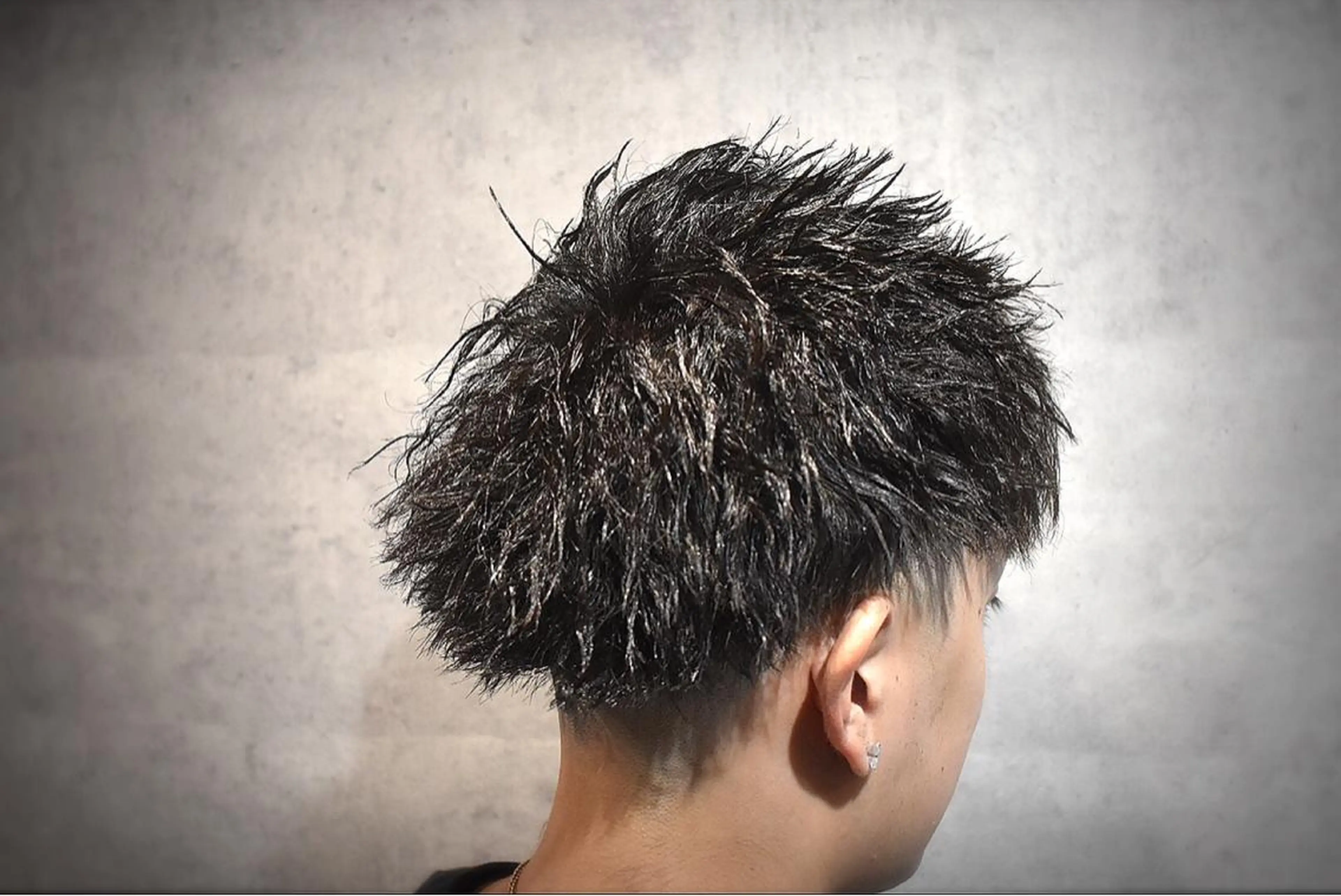 ショート パーマ メンズ Bar Ber HouseLavie所属・中西 将斗のヘアスタイル