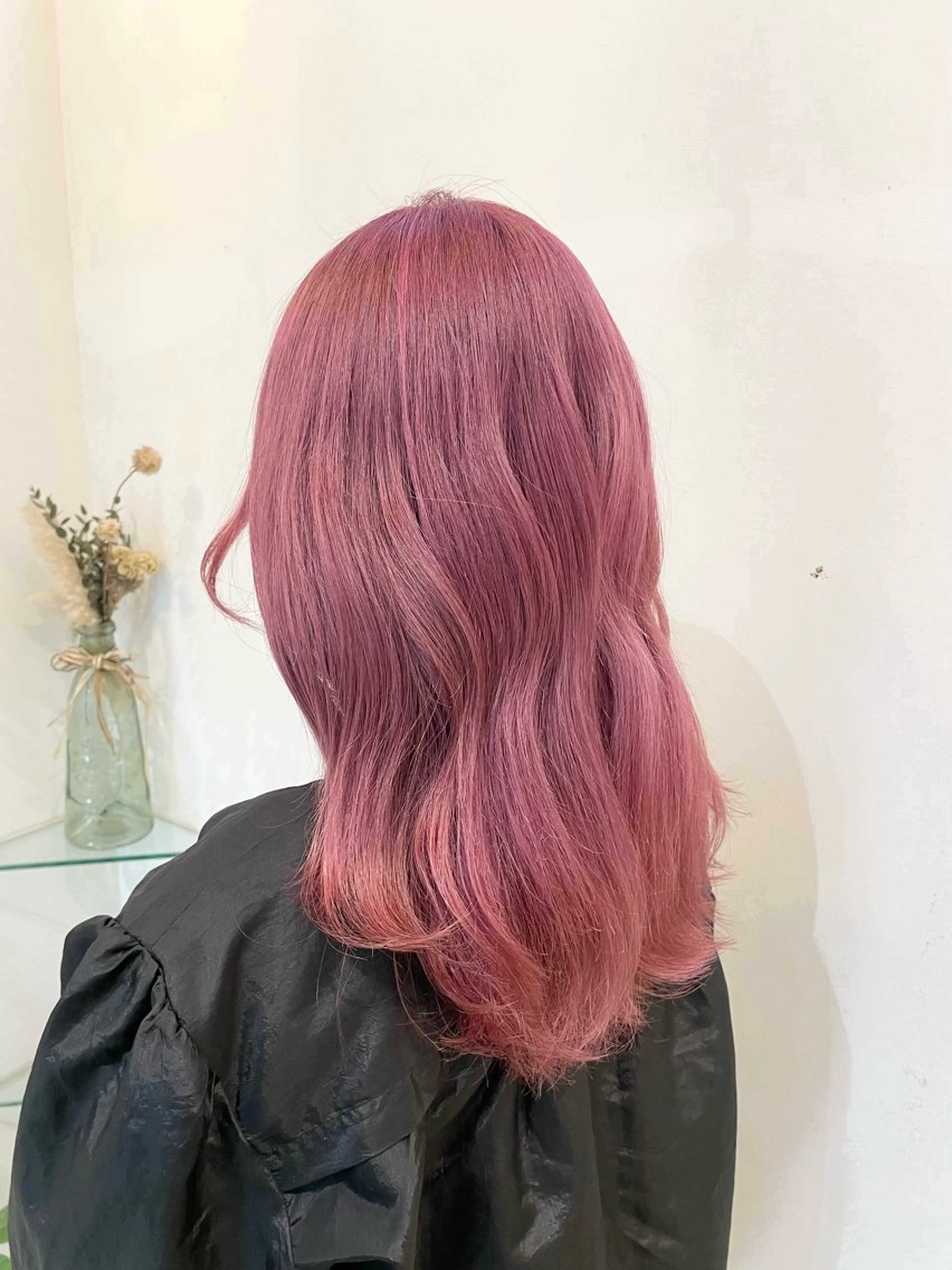 ロング カラー ヘアカラー トリートメント 髪質改善カラー🤍 エクステ✨君島由実子のヘアスタイル