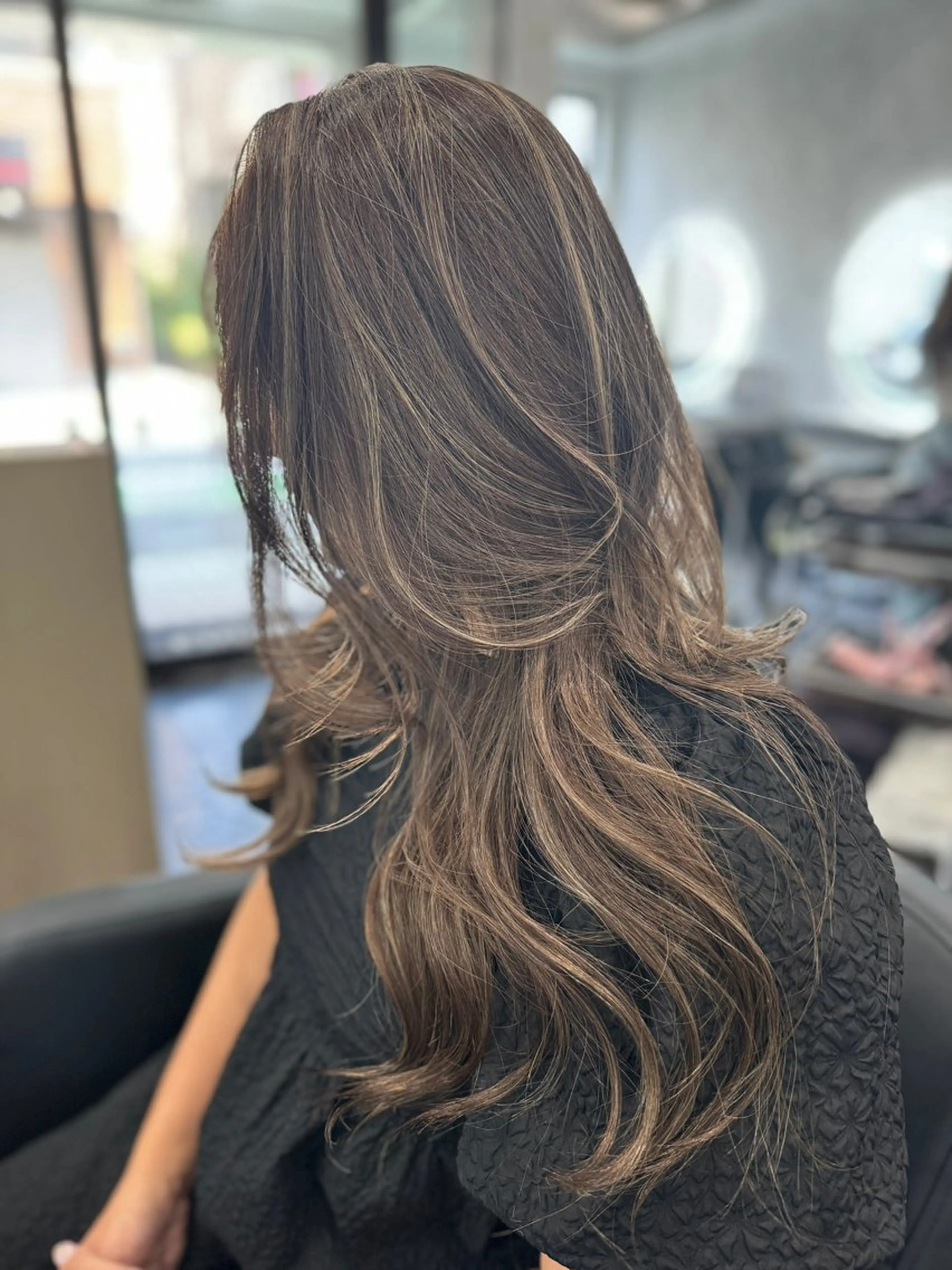 【海外風girl】ハイライト+レイヤーカットの写真