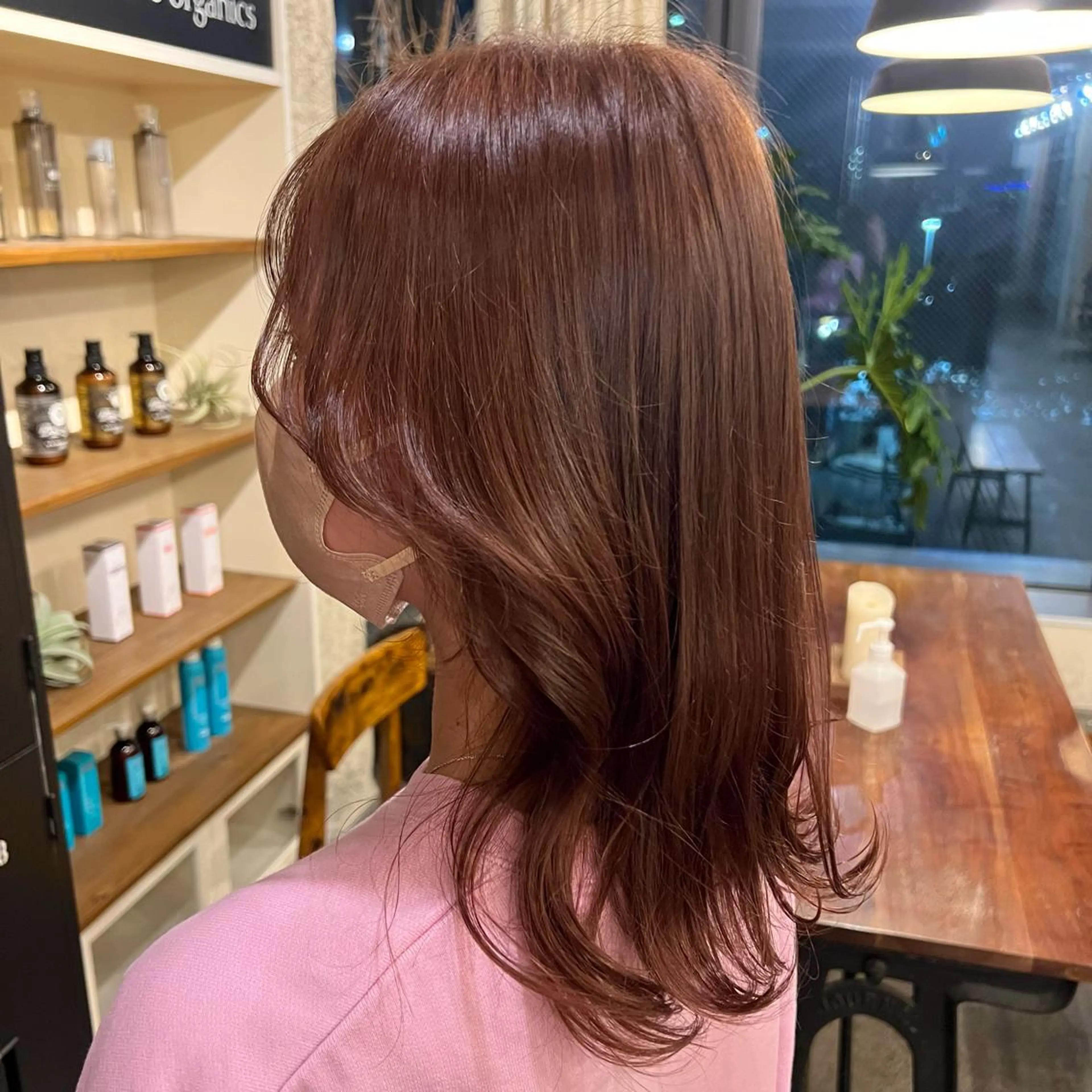 セミロング カラー Rino kanayama所属・Rino 金山 ／ 宮澤 萌のヘアスタイル