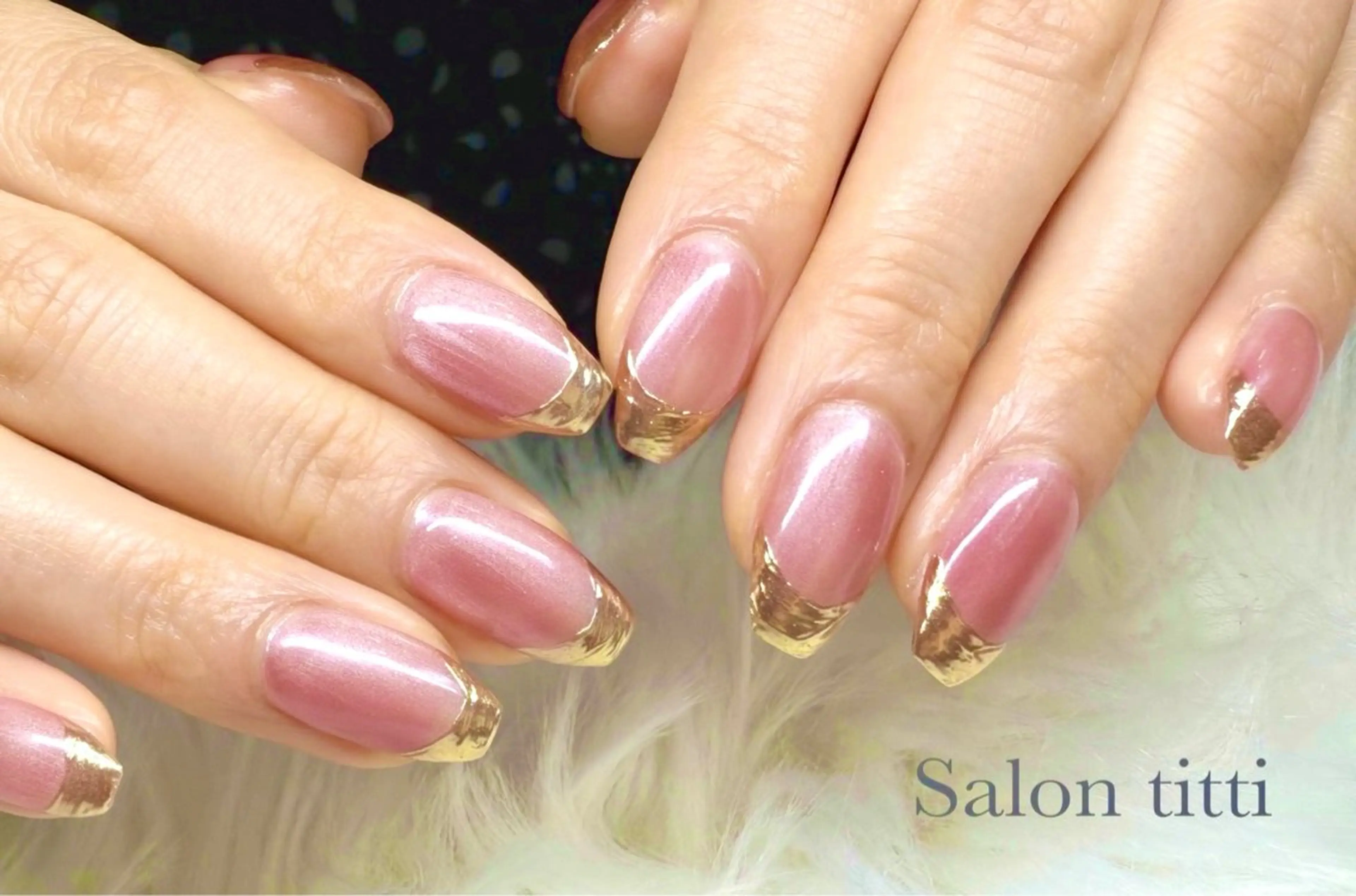 ネイル フレンチネイル マグネットネイル ミラーネイル 勝どきホワイトニング titti 旭花菜のその他イメージ