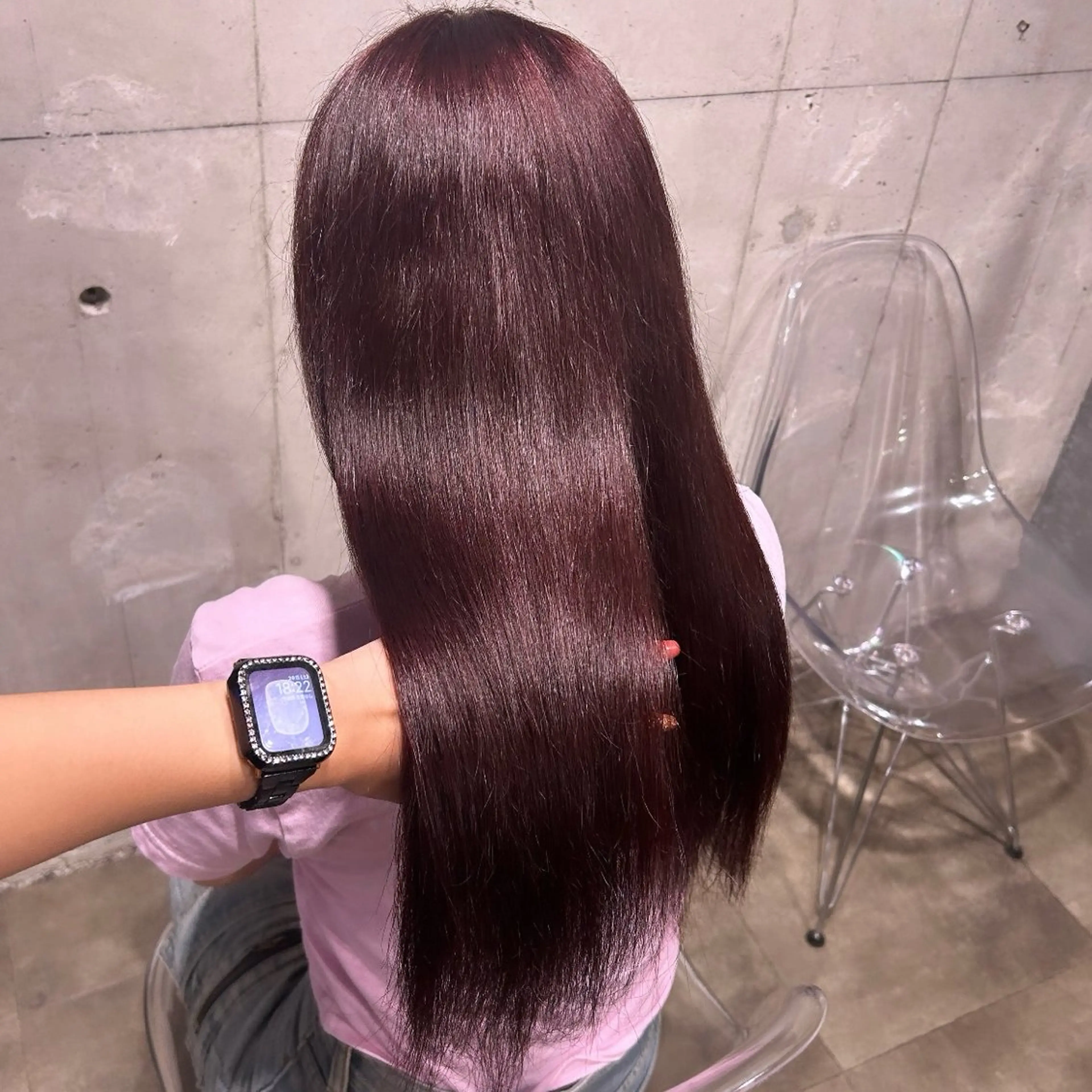 セミロング IS所属・横浜美容室/透明感 カラー/レイヤーのヘアスタイル