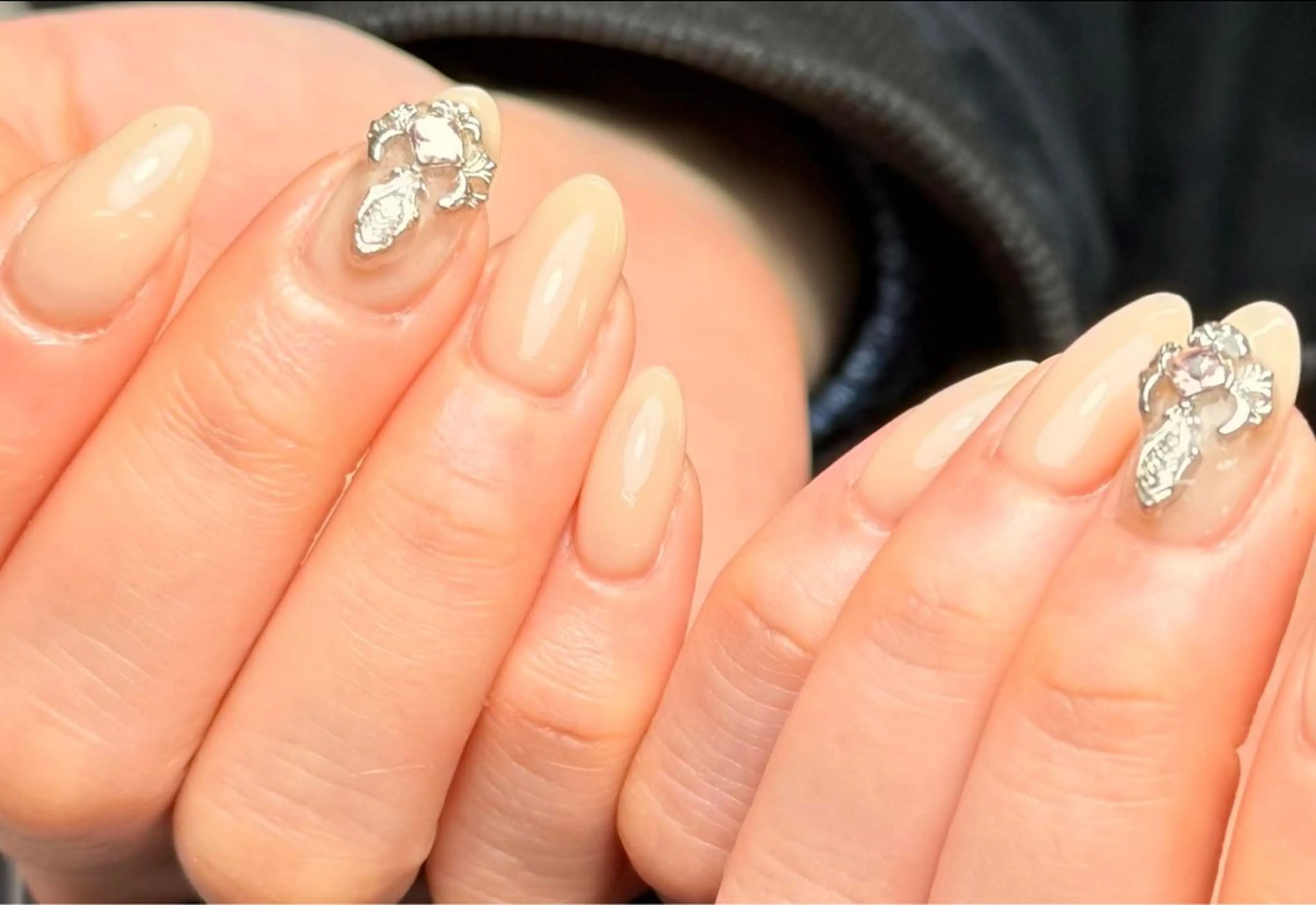 ネイル 韓国ネイル 持ち込み ニュアンスネイル ネイルチップ ハンドネイル Tini ANA.CHUOのネイルデザイン