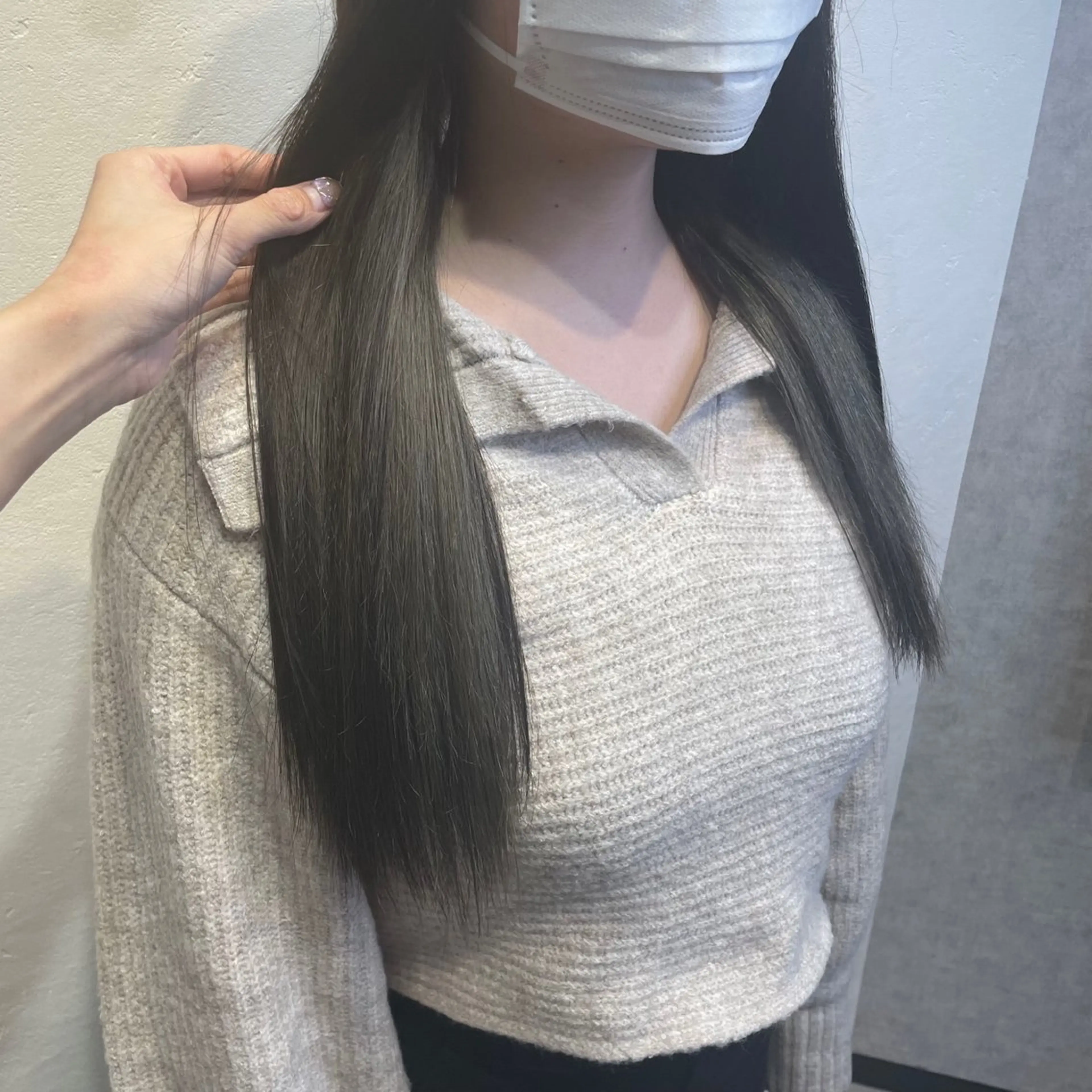 ロング カラー ヘアカラー トリートメント eim hair rink 長津田店所属・🫧透明感カラー 🫧しほのヘアスタイル