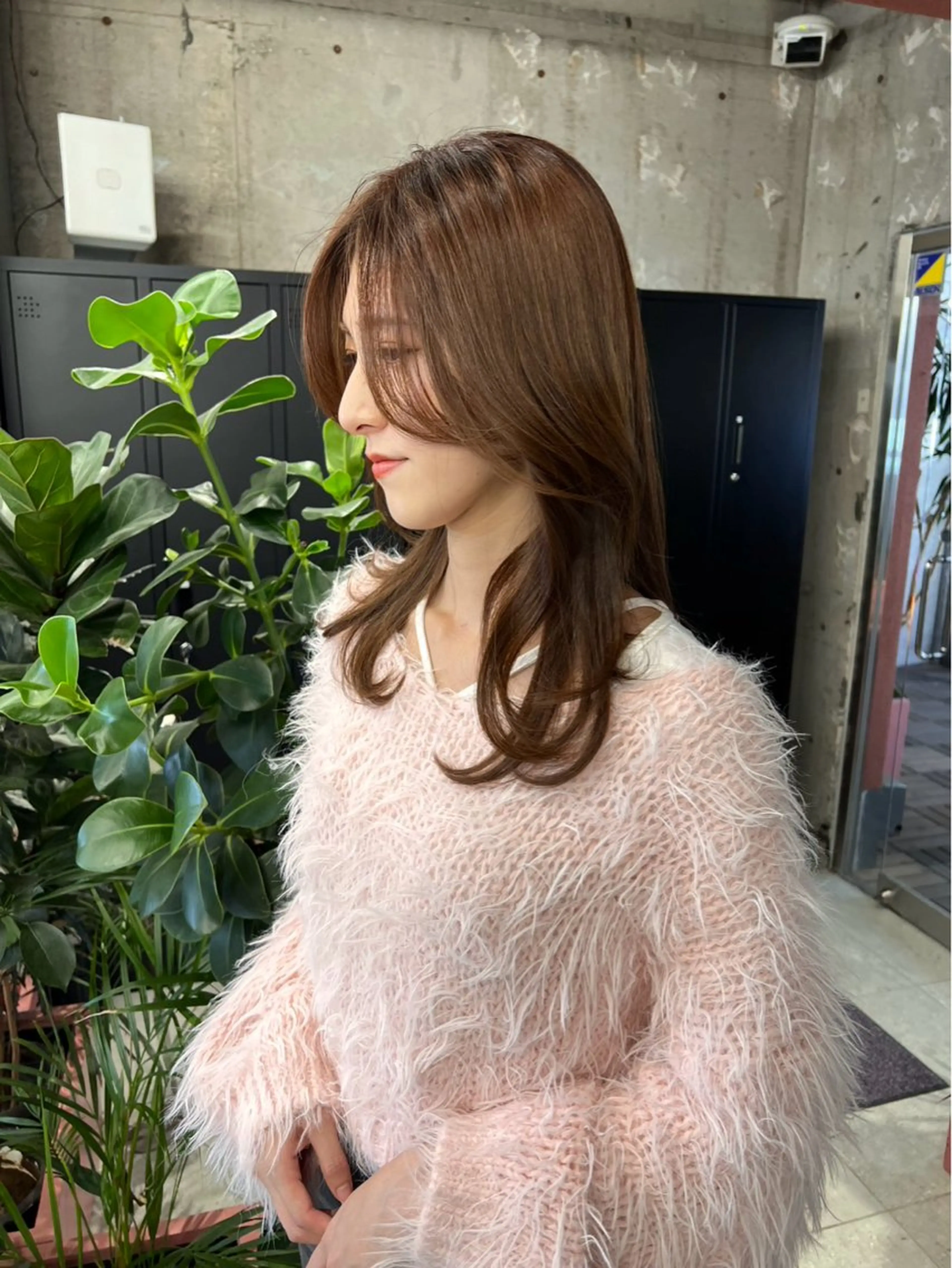 セミロング カラー レイヤーカット カット YUMA/レイヤー/ 似合わせ/パーマのヘアスタイル