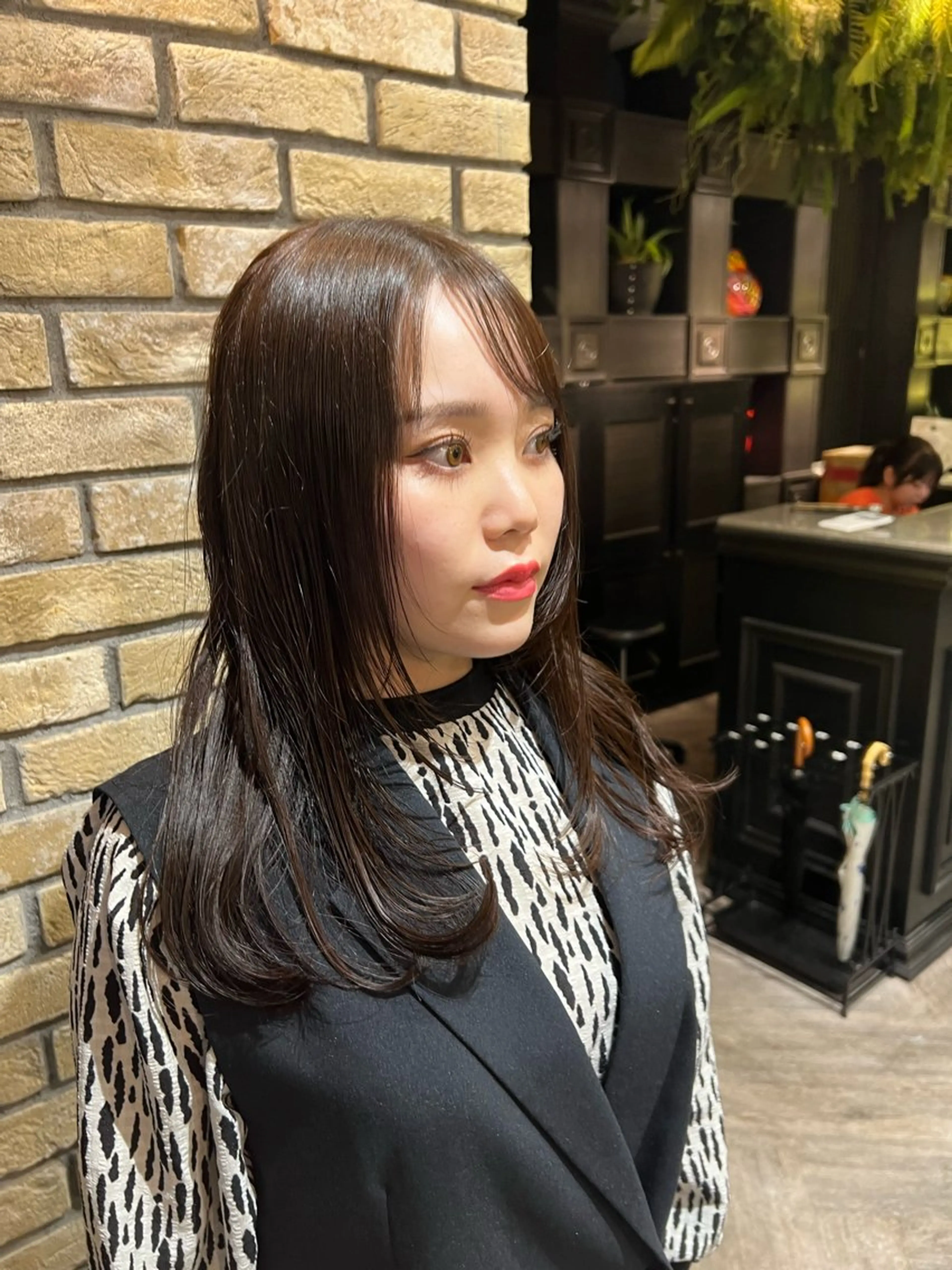 ミディアム レイヤーカット カット トリートメント LOG武蔵新城所属・口コミ見てください! ⭐️メンズカット大成のヘアスタイル