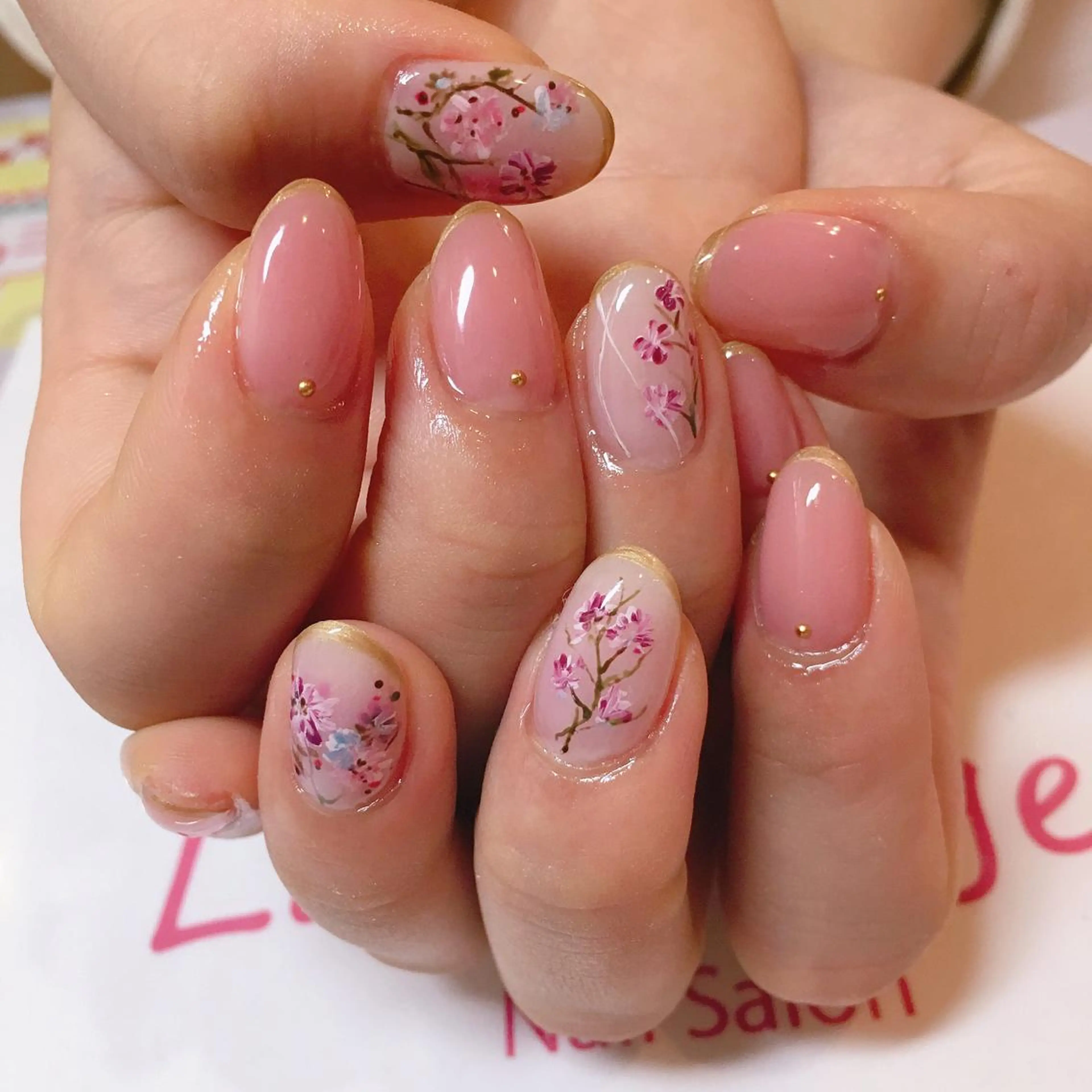 ネイル La neige* yuki 🥯🍑のネイルデザイン