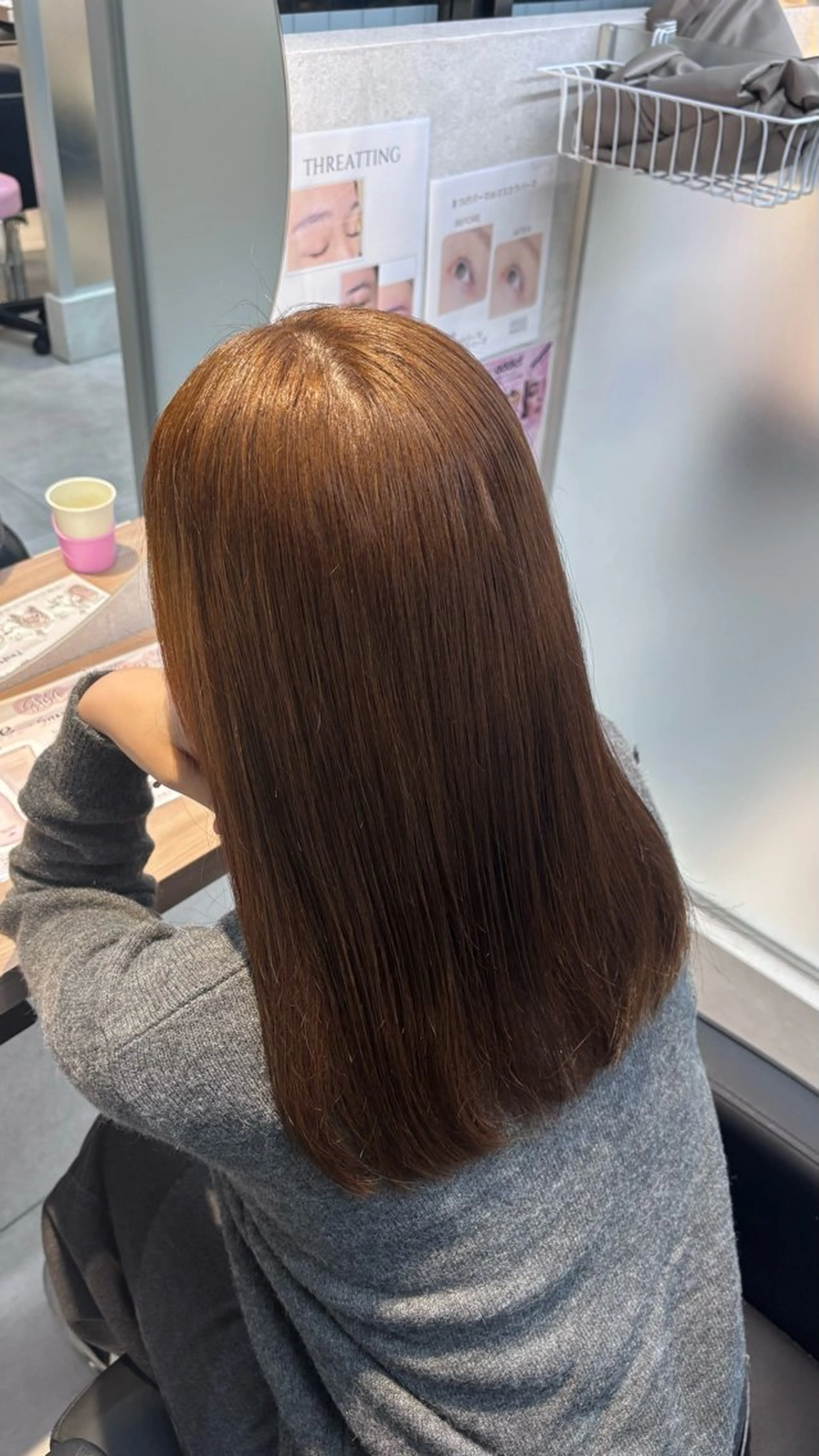 カラー ヘアカラー 米倉 陽菜のヘアスタイル
