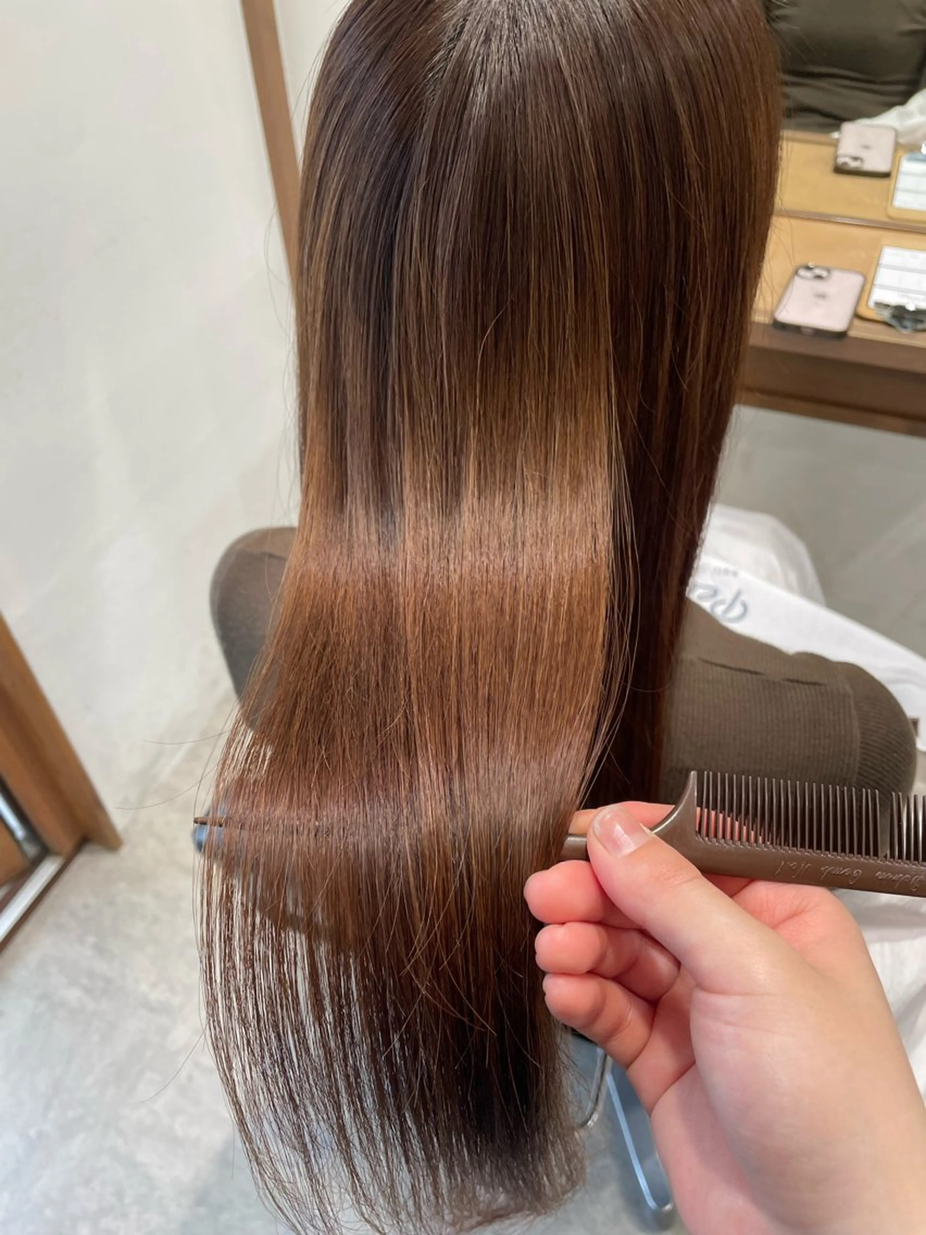 ロング カラー ヘアアレンジ トリートメント 髪質改善ストレート✨ パーマヘア✨YUKIのヘアスタイル