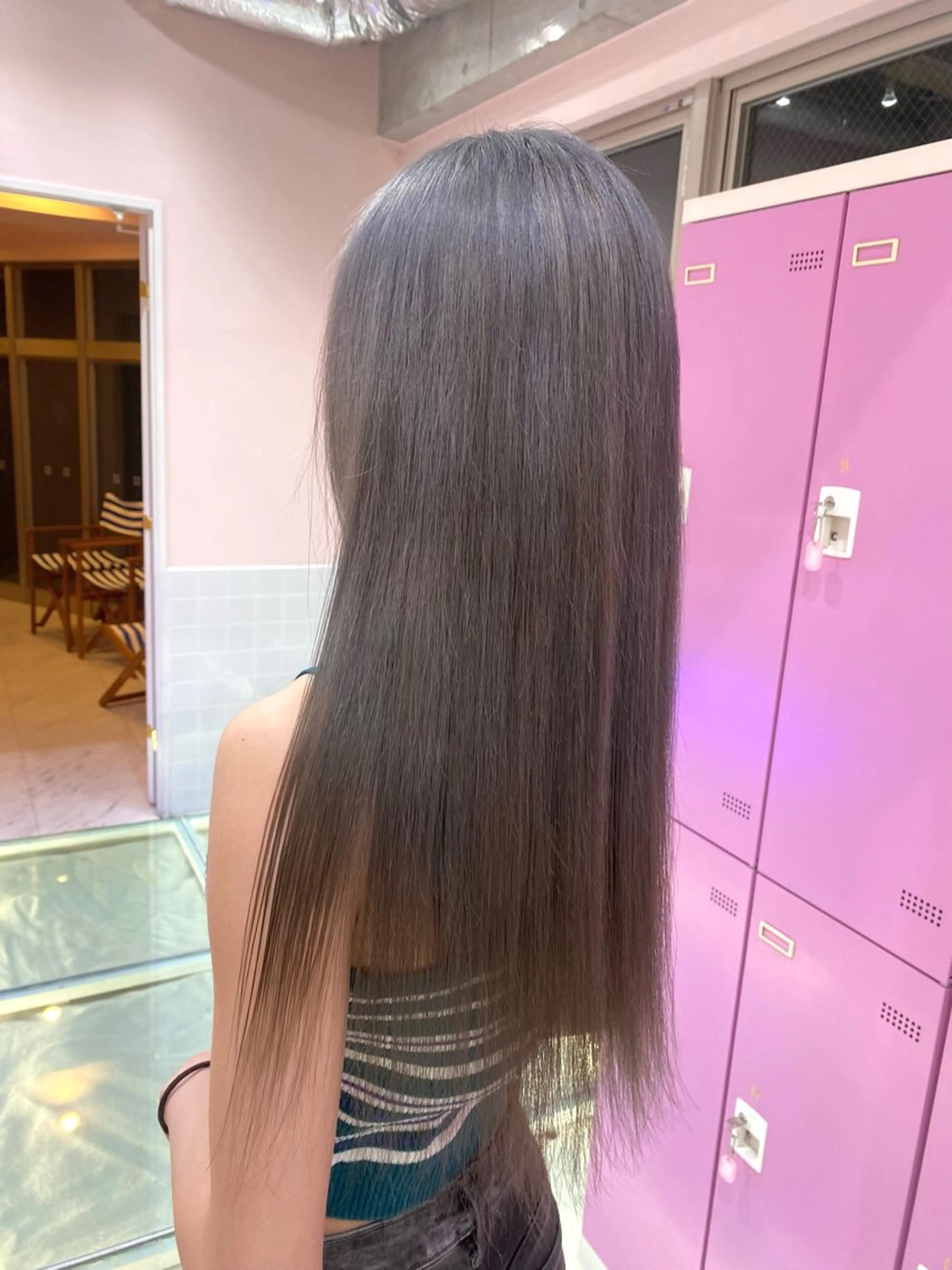 【無くなり次第終了最高級紫シャンプー付き】ダブルカラー＋選べるトリートメント＋alan紫シャンプー🥺#韓国#ミニモ学割の写真