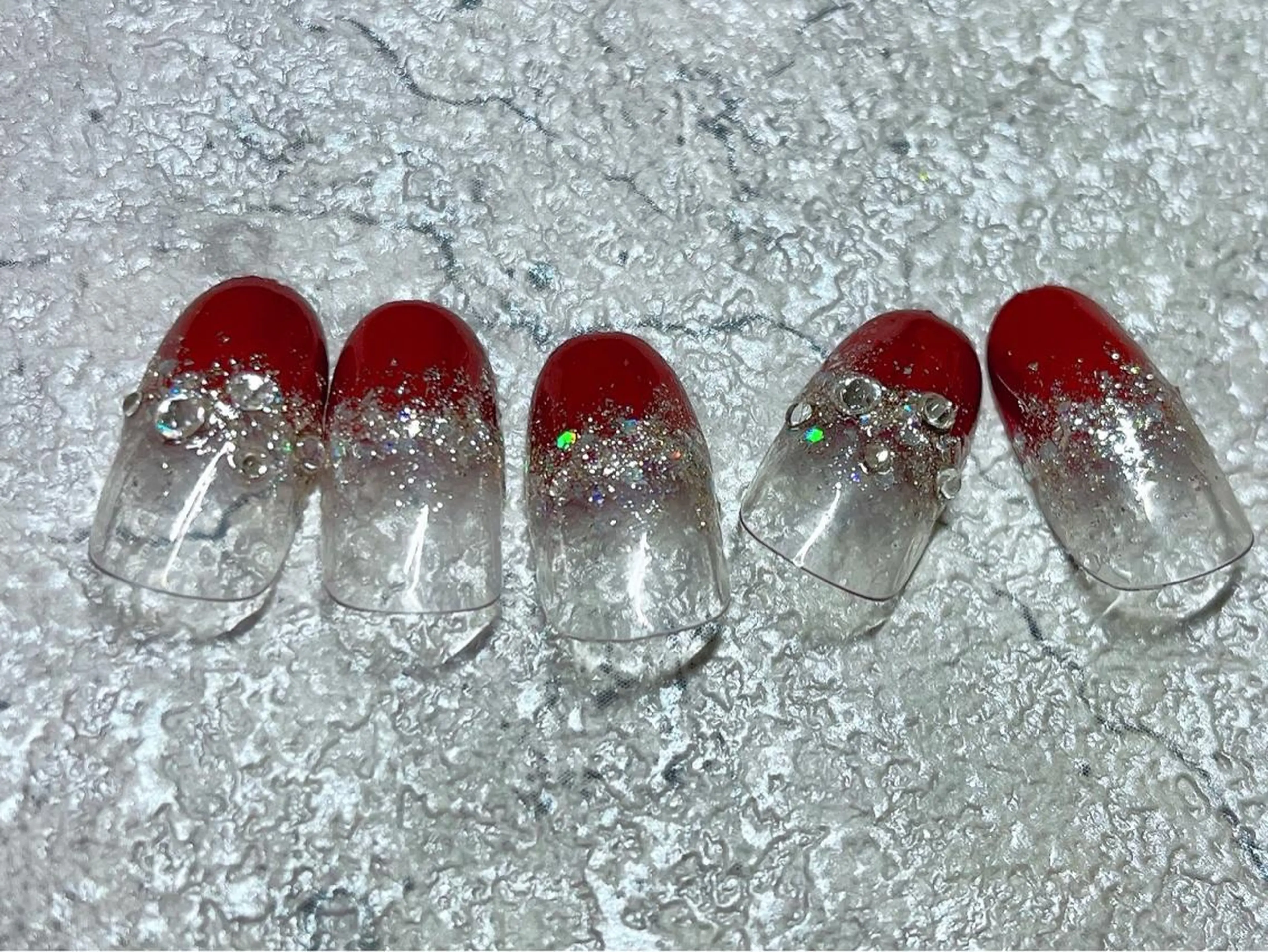 ネイル オーロラネイル フラワーネイル フットネイル フレンチネイル ジェルネイル Mogu nail 二子玉川のネイルデザイン